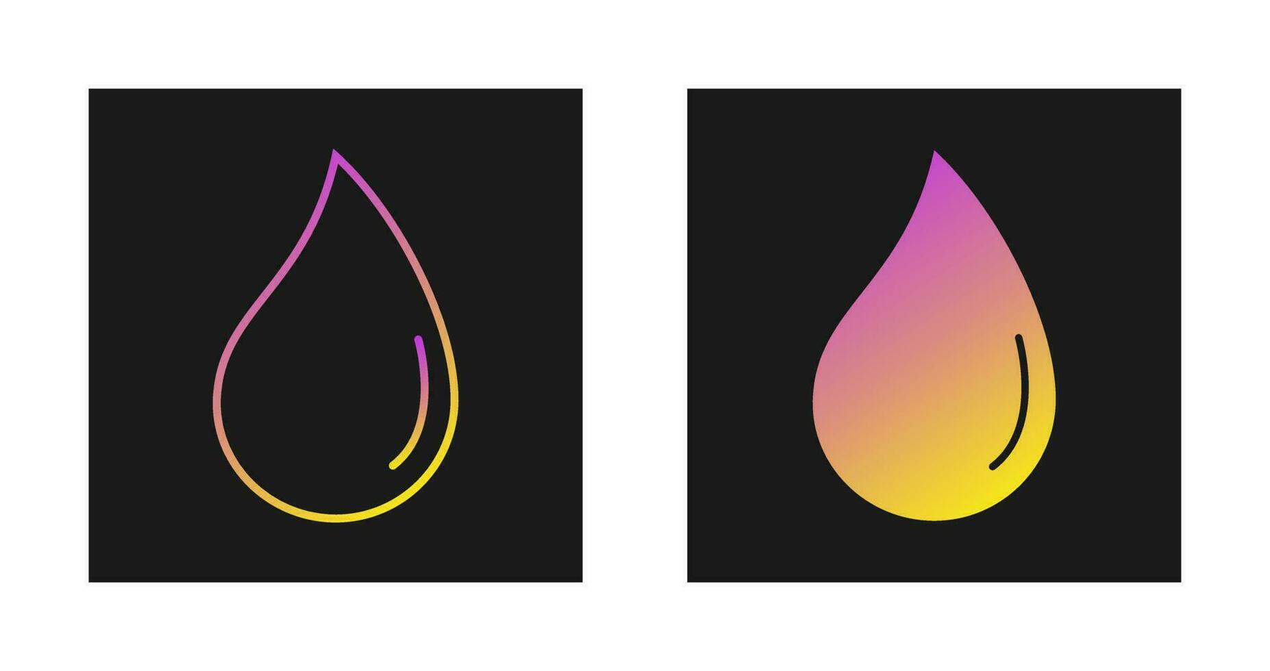 Water Droplet Vector Icon
