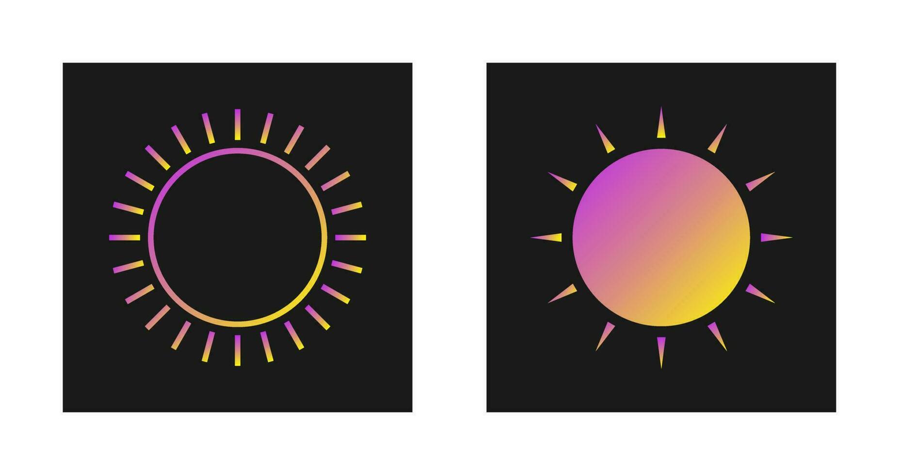 Sun Vector Icon