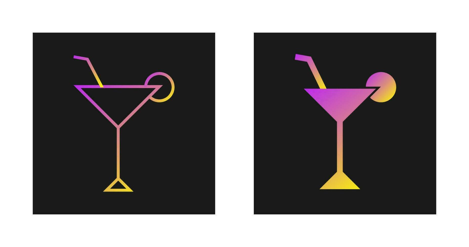 Cocktail Glass Vector Icon