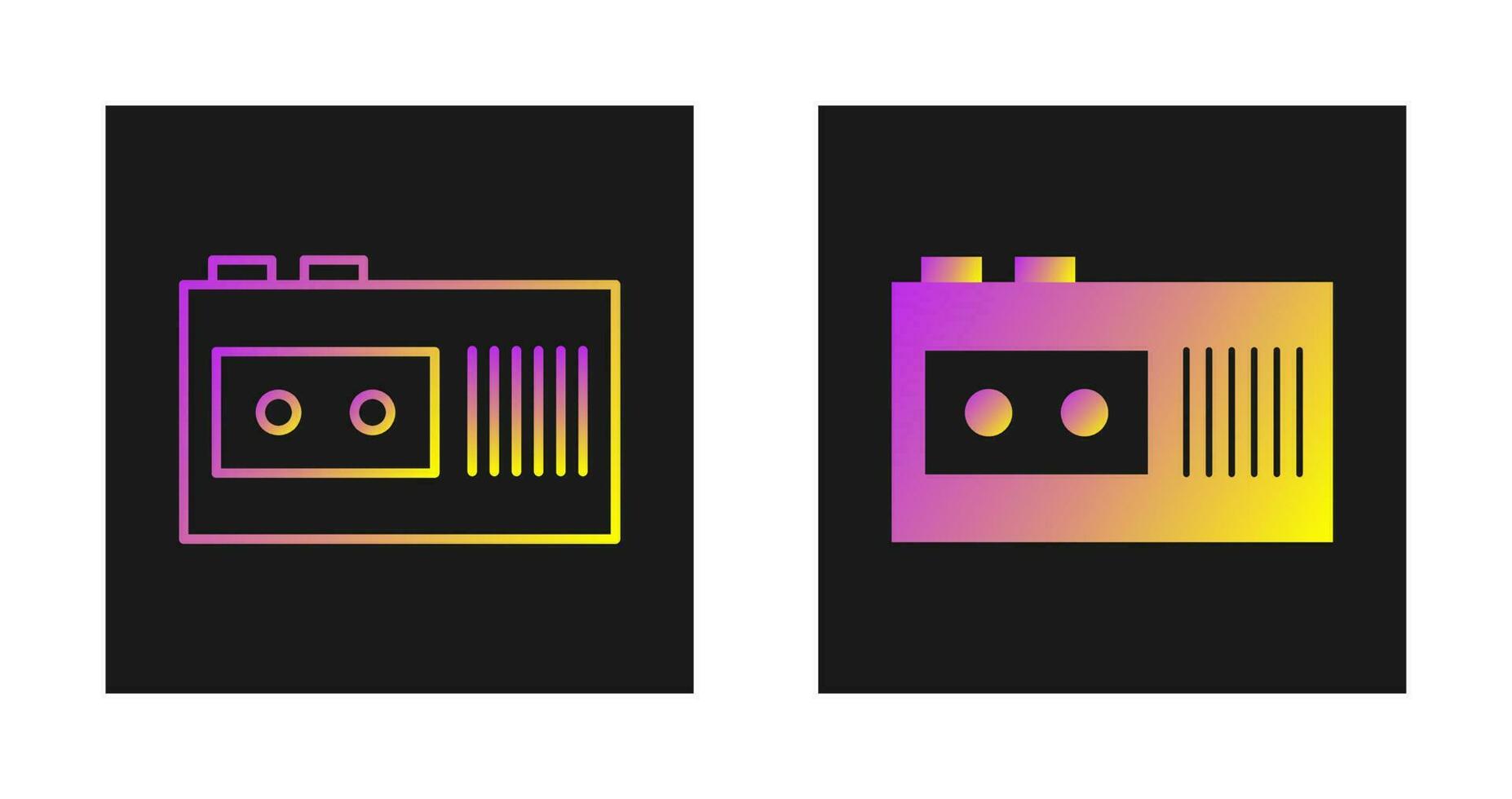 Tape Recorder Vector Icon