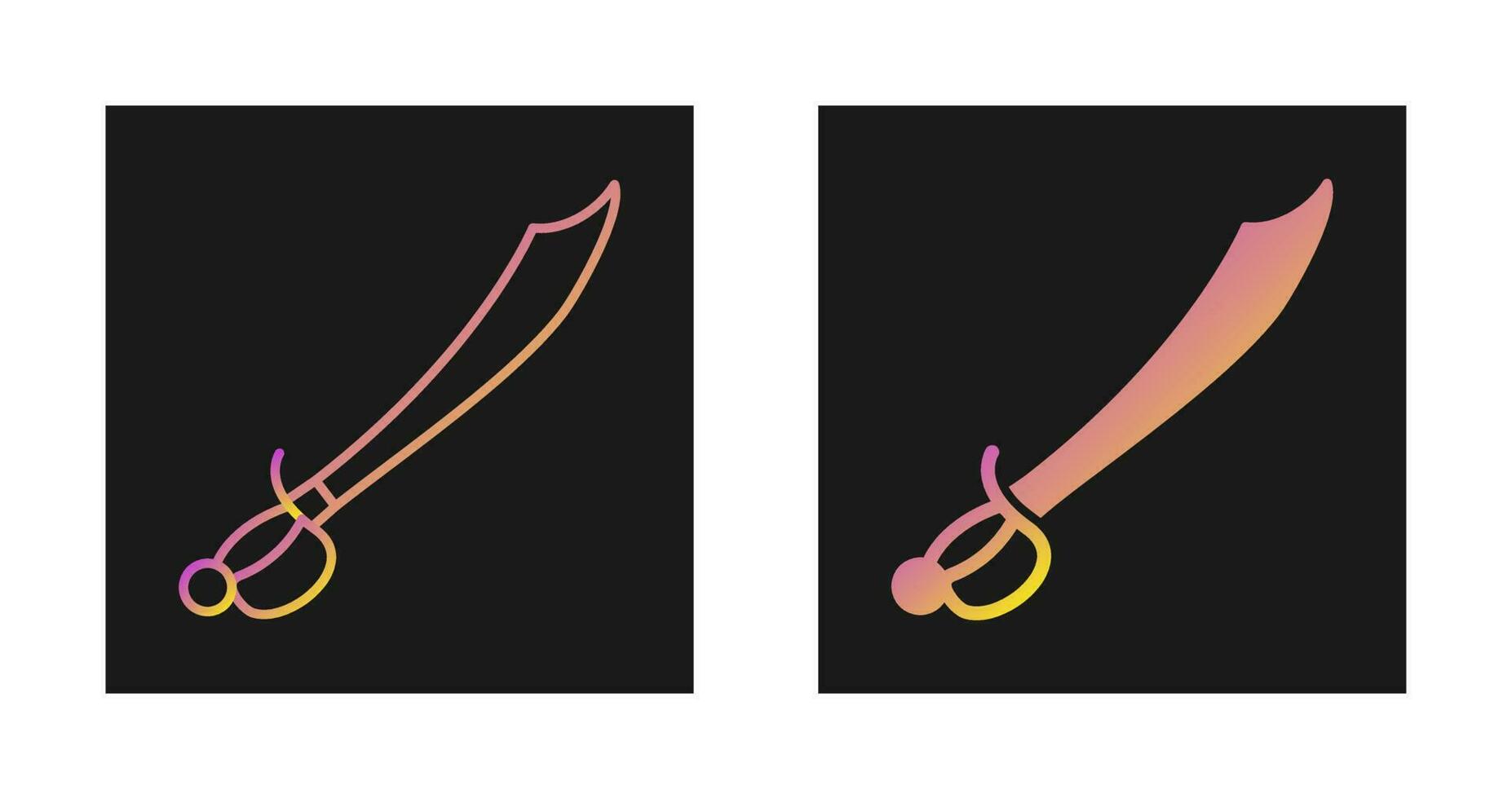 Pirate Sword Vector Icon