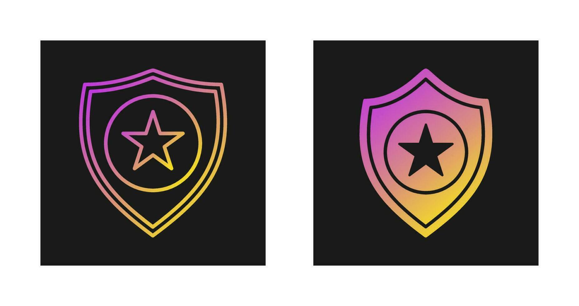 Police Badge Vector Icon