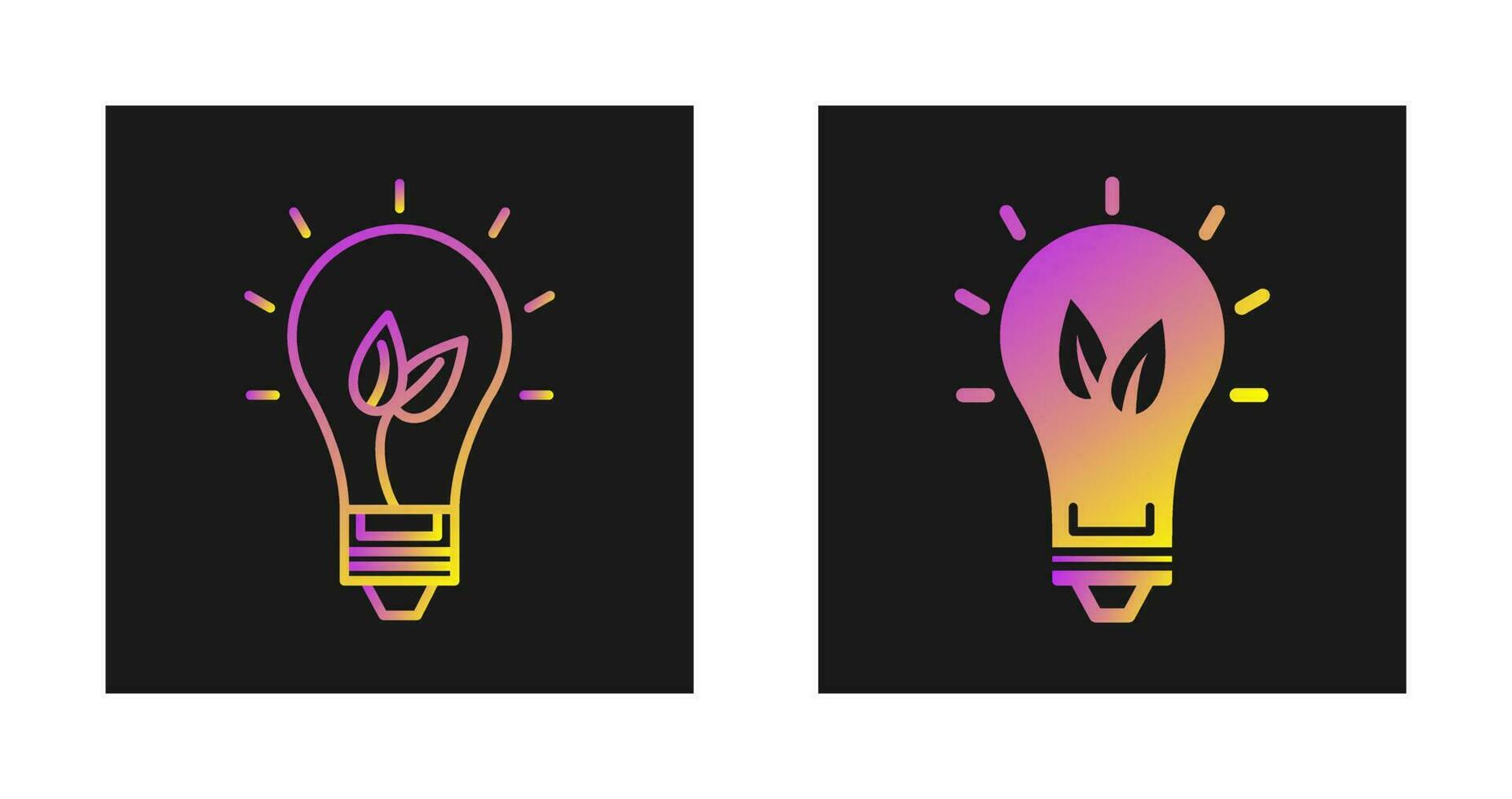 Eco friendly Bulb Vector Icon