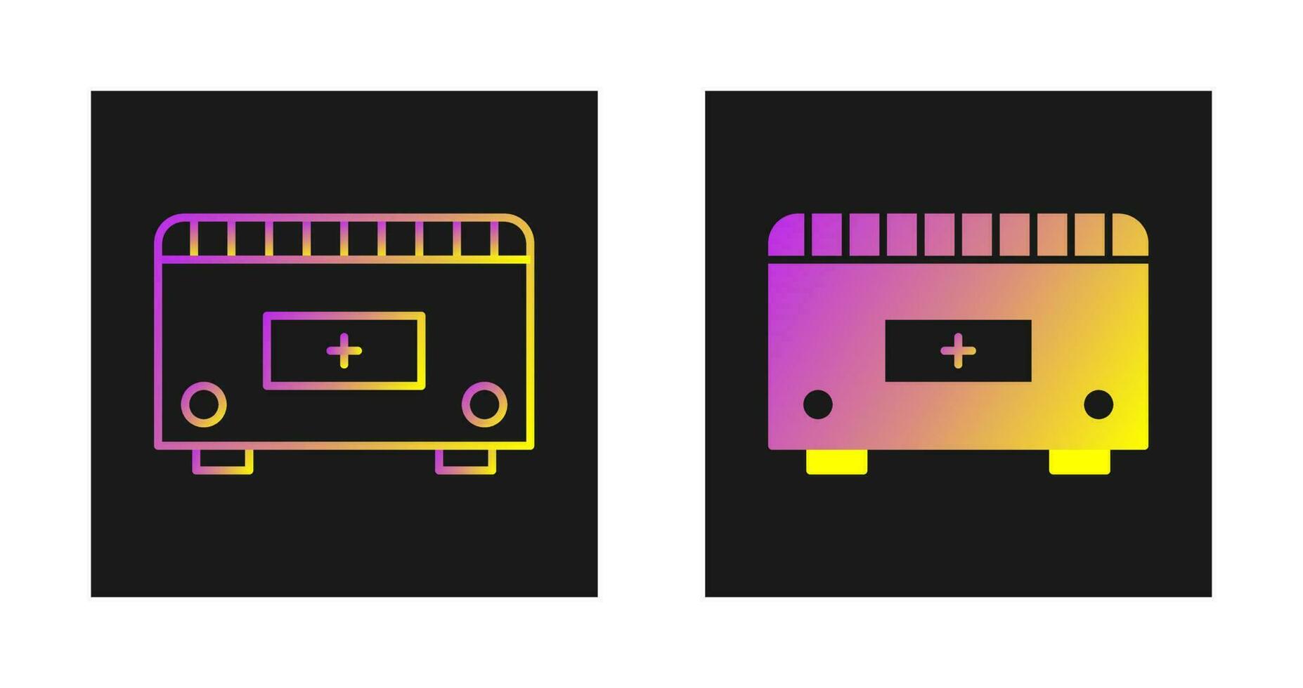 Convection Heater Vector Icon