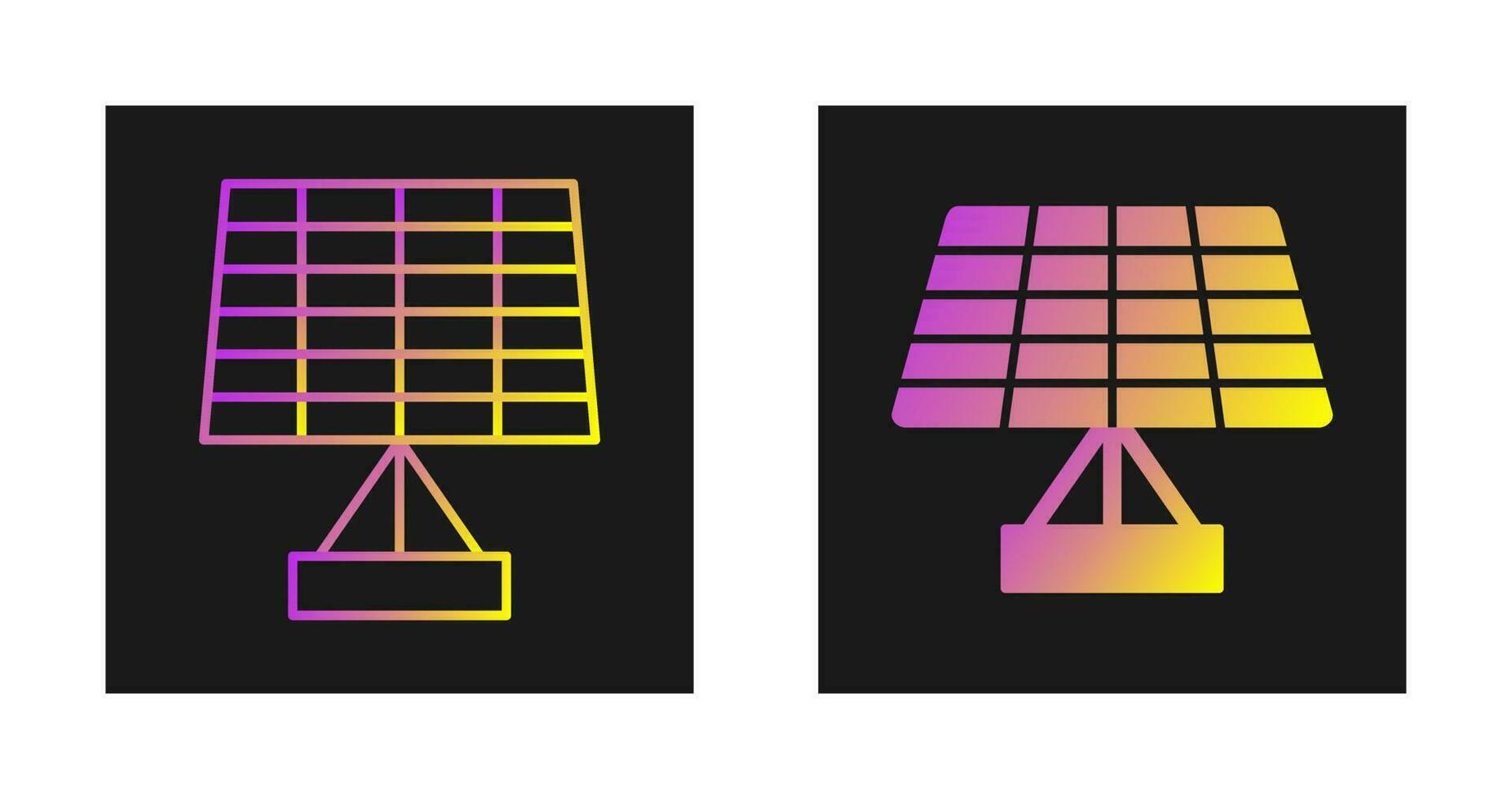 Solar Panel Vector Icon