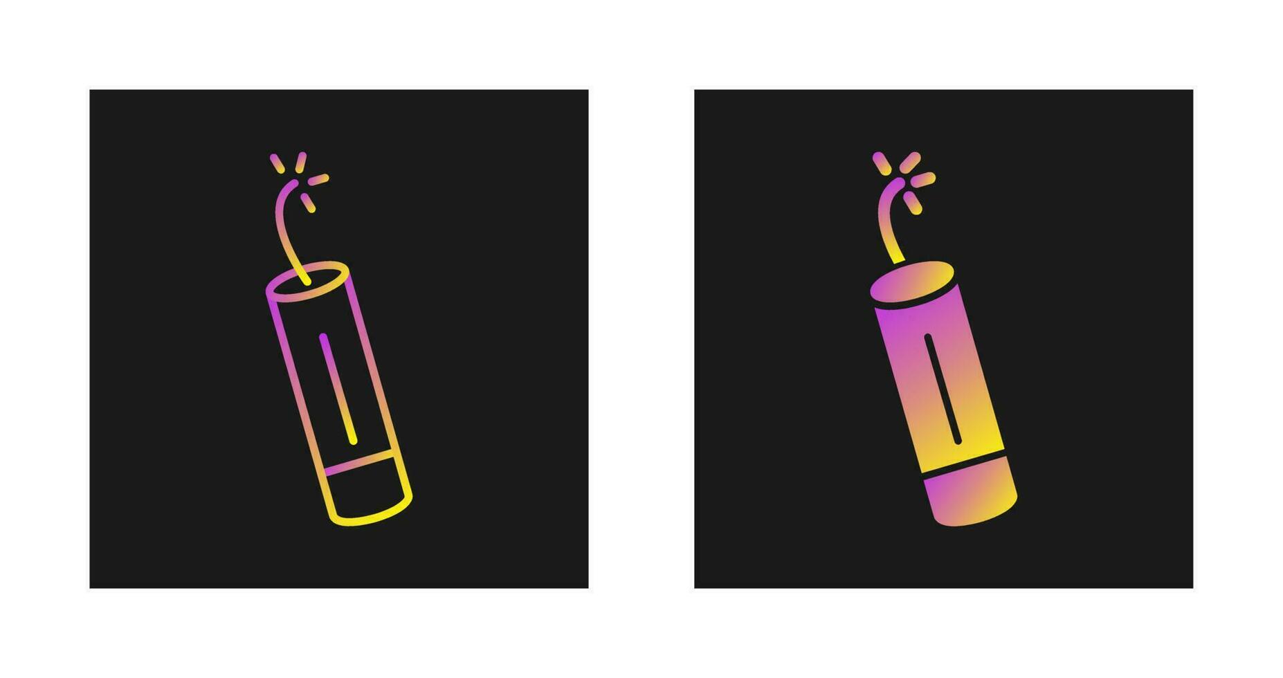 Single Dynamite Vector Icon