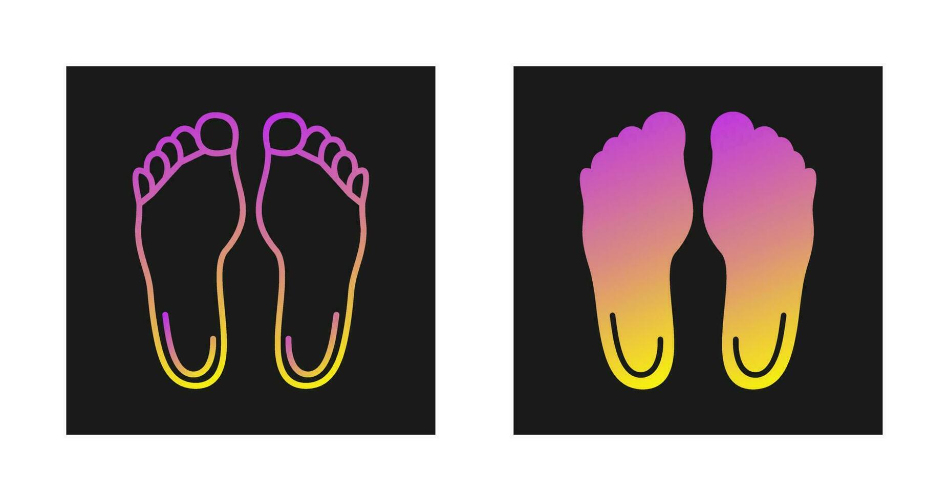 Feet Vector Icon