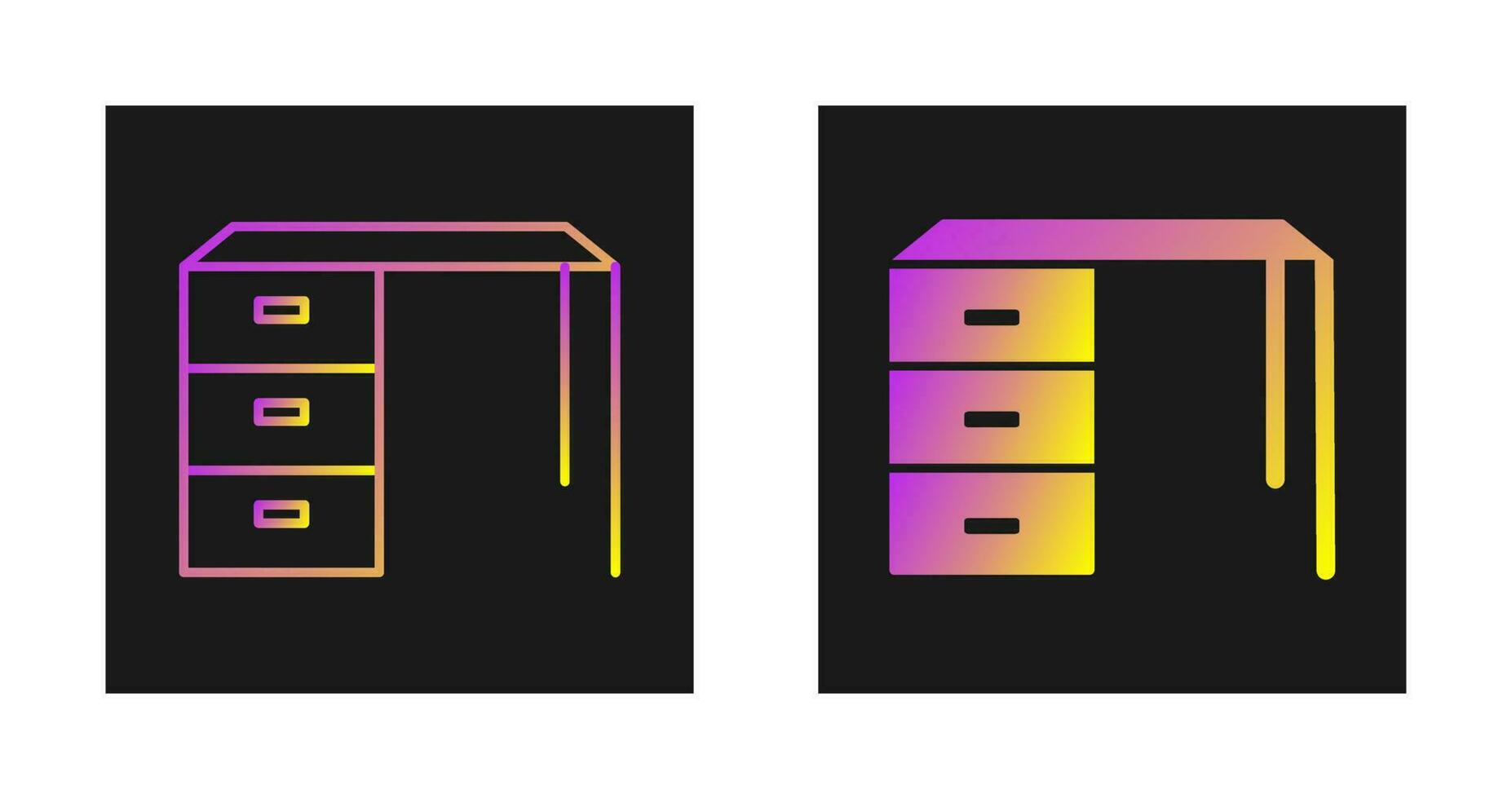 icono de vector de mesa de trabajo