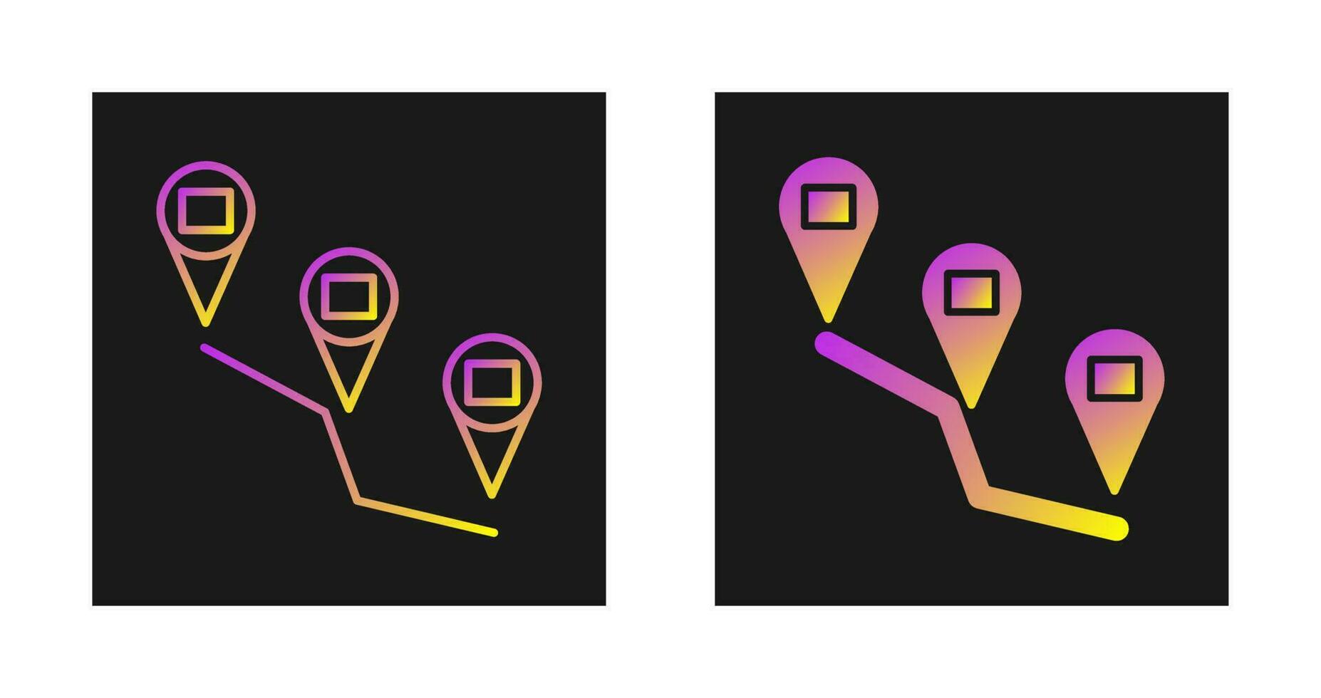Reaching Destination Vector Icon
