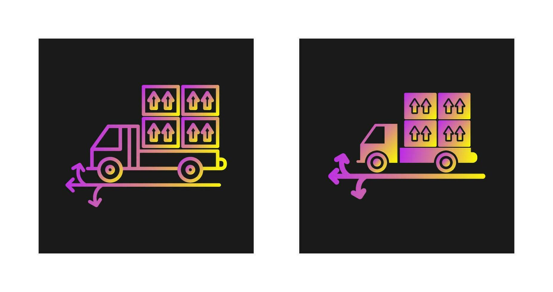 Multiple Delivery Points Vector Icon