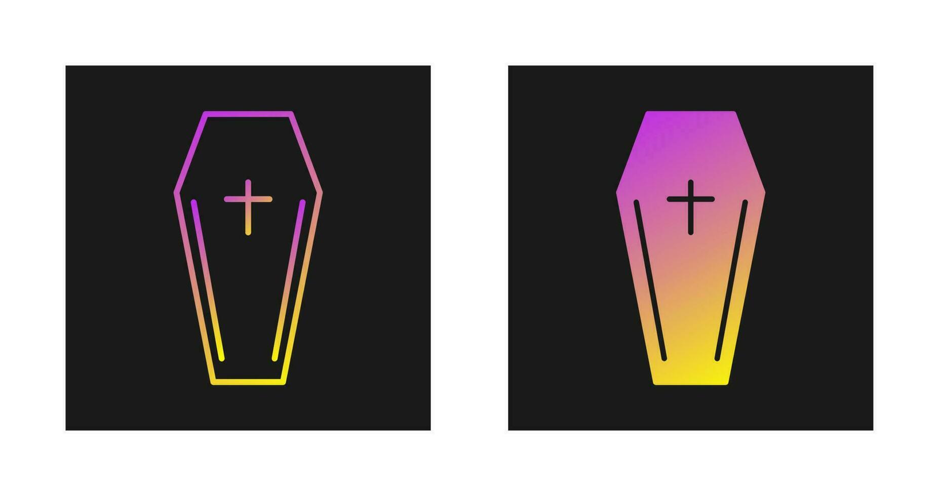 Coffin Vector Icon