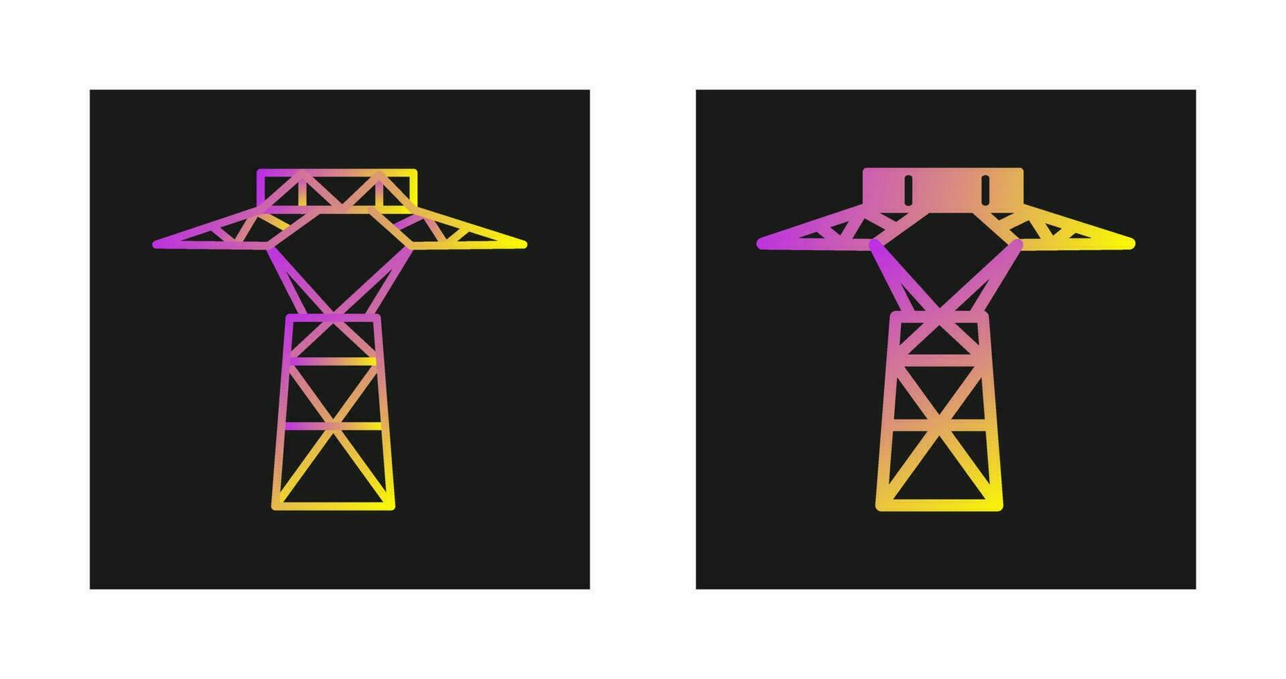 Power Line Vector Icon