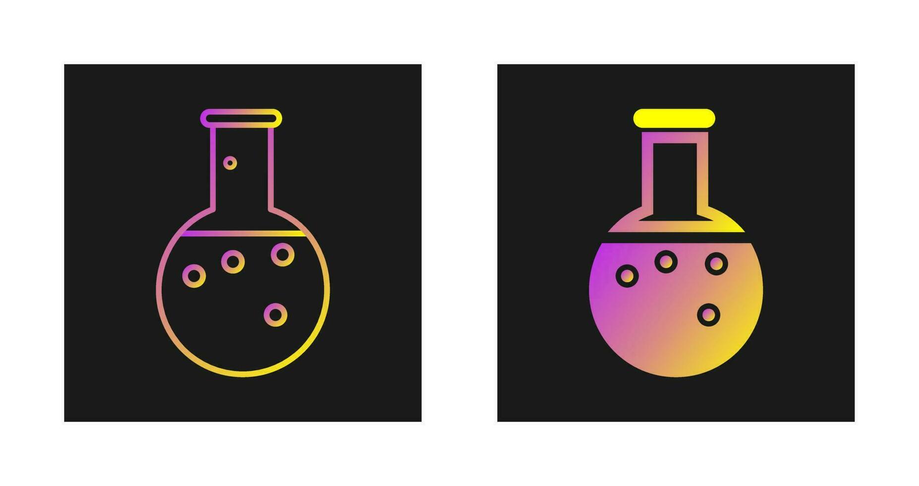 Chemical Flask Vector Icon