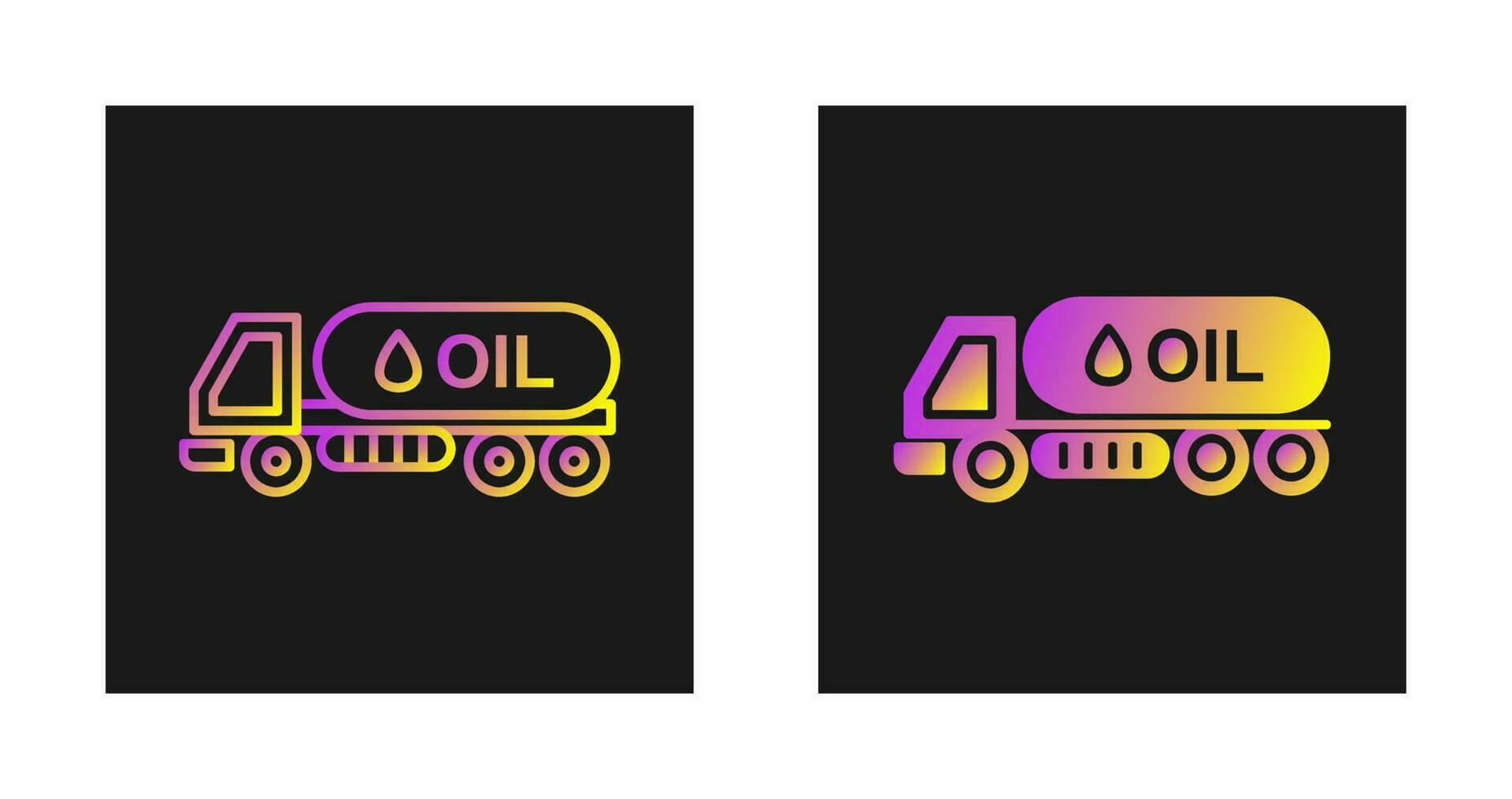 Tank Truck Vector Icon