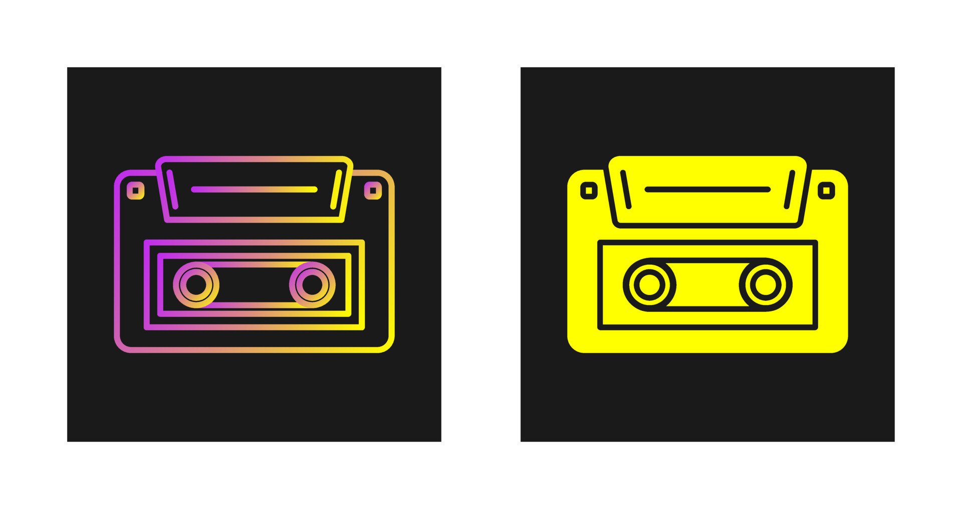 Tape Recorder Vector Icon 23962562 Vector Art at Vecteezy