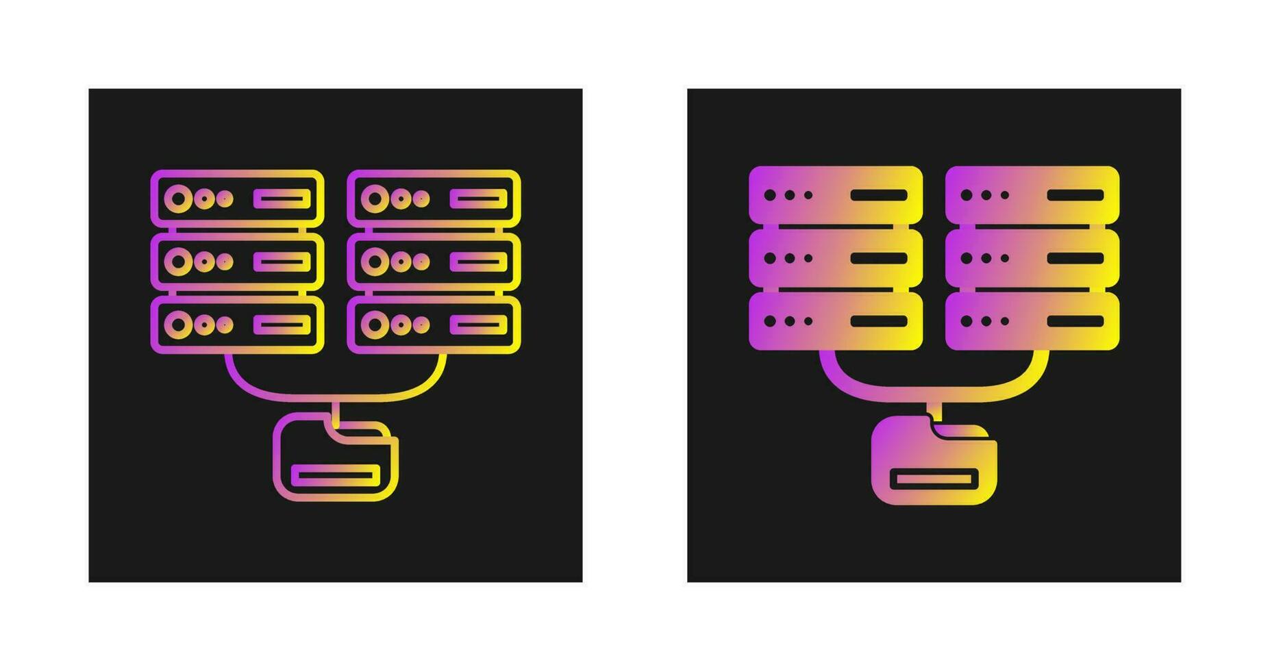 icono de vector de base de datos