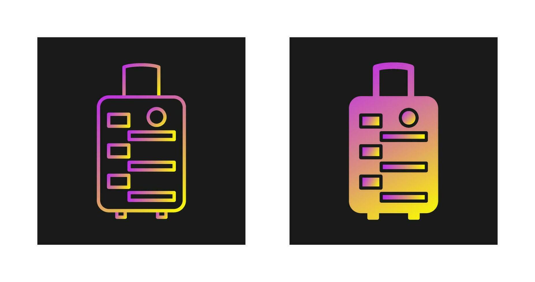 Luggage Bag Vector Icon