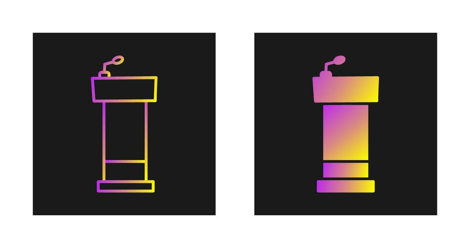 Podium Vector Icon