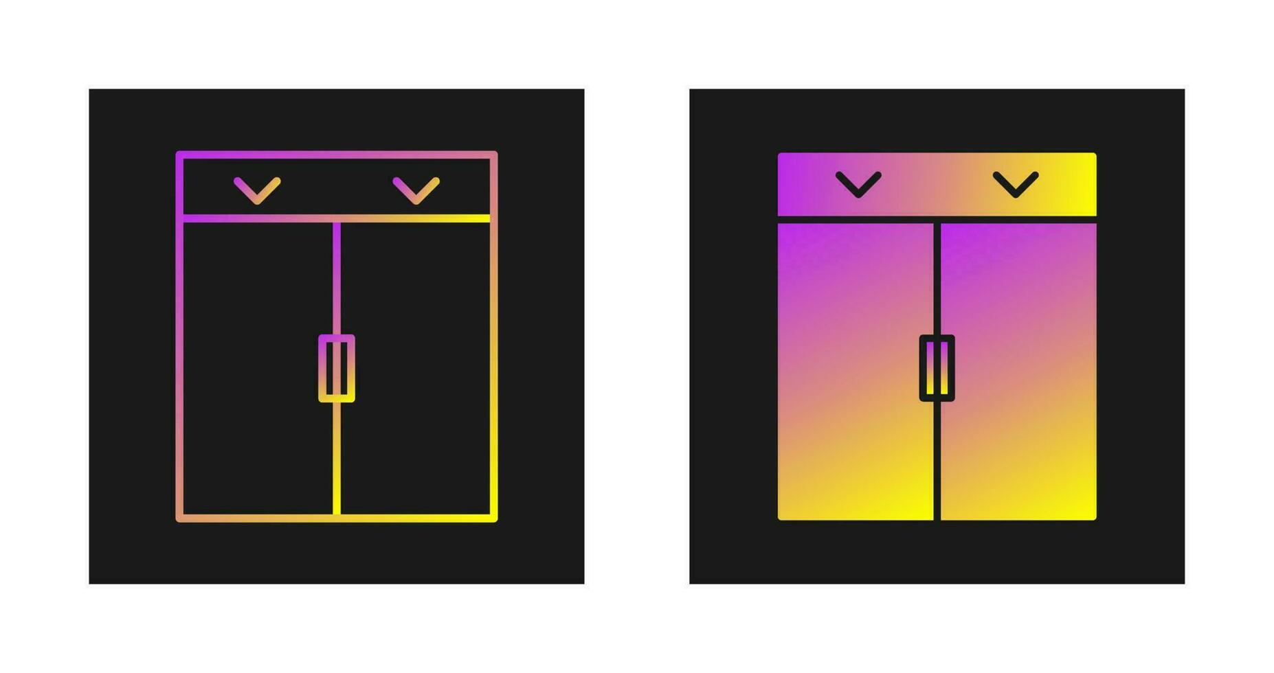 icono de vector de ascensor