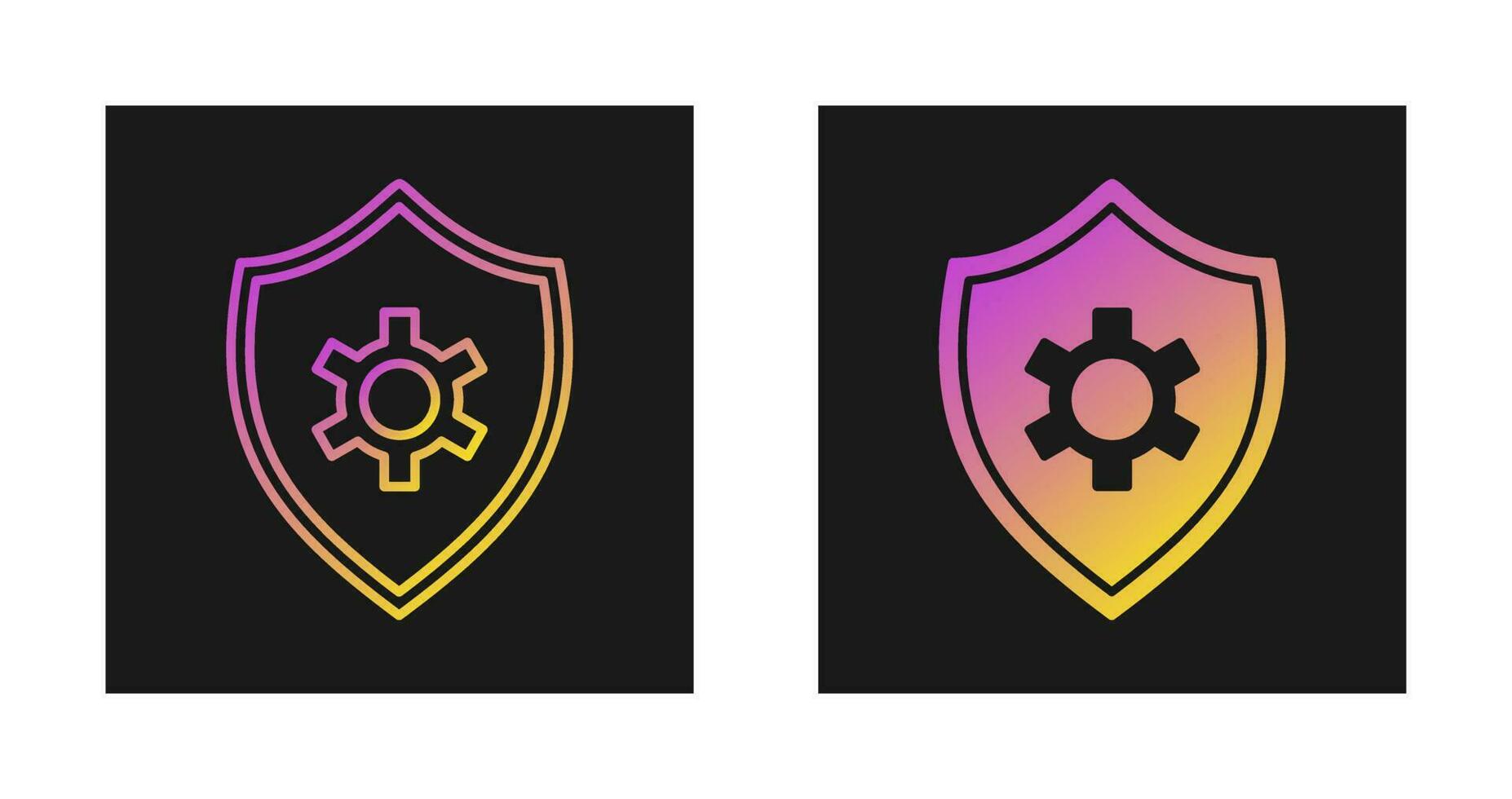 Shield Settings Vector Icon