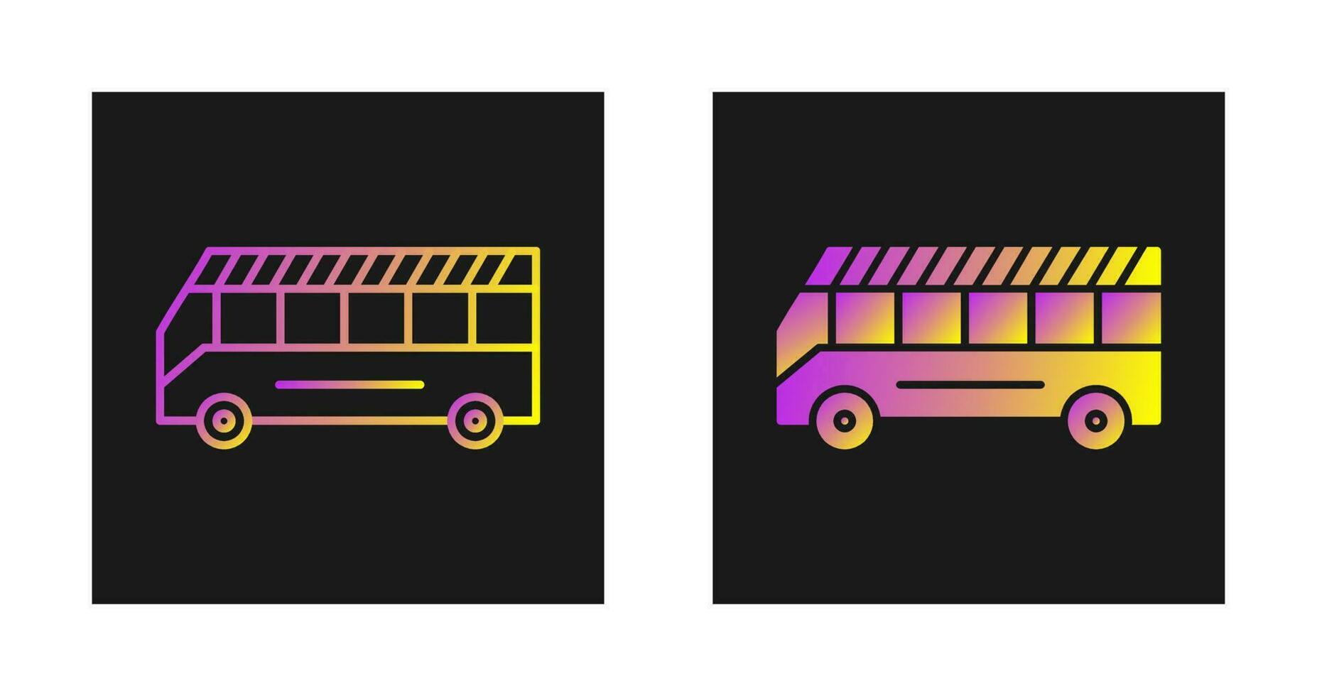 School Bus Vector Icon