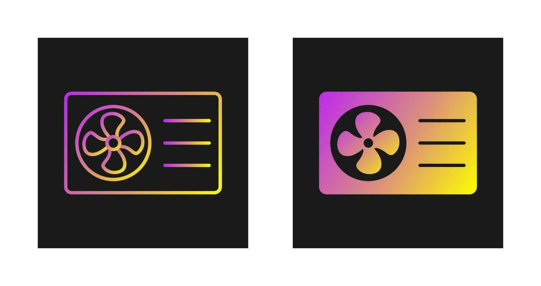 AC Outside Unit Vector Icon
