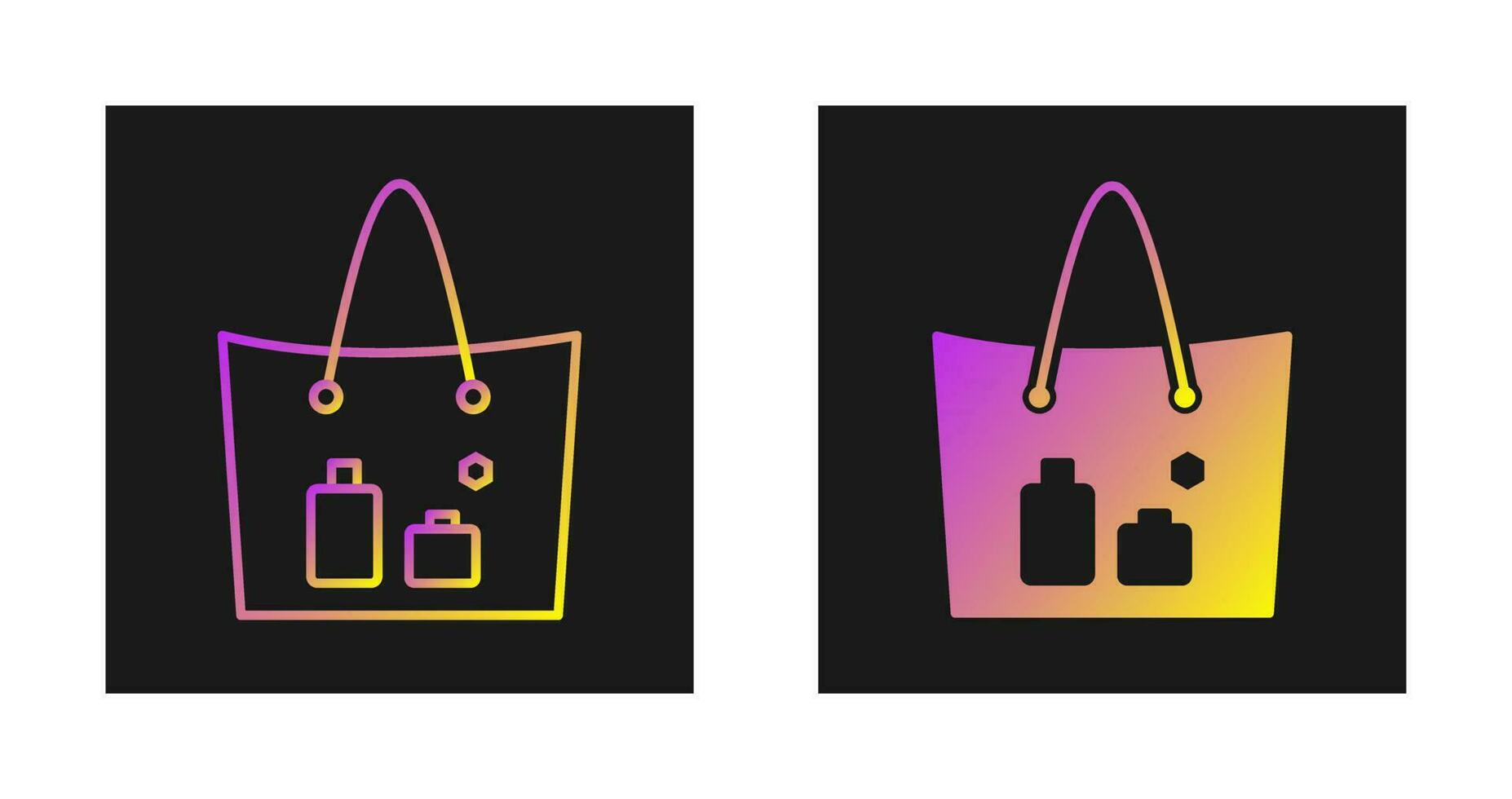 Items in a Bag Vector Icon