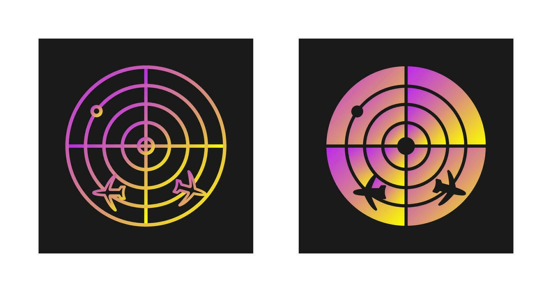 Radar Screen Vector Icon