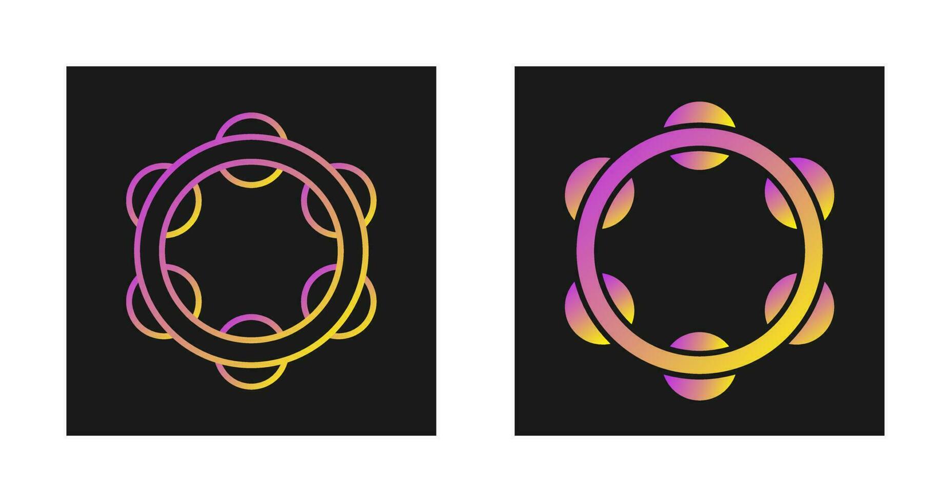 Tambourine Vector Icon