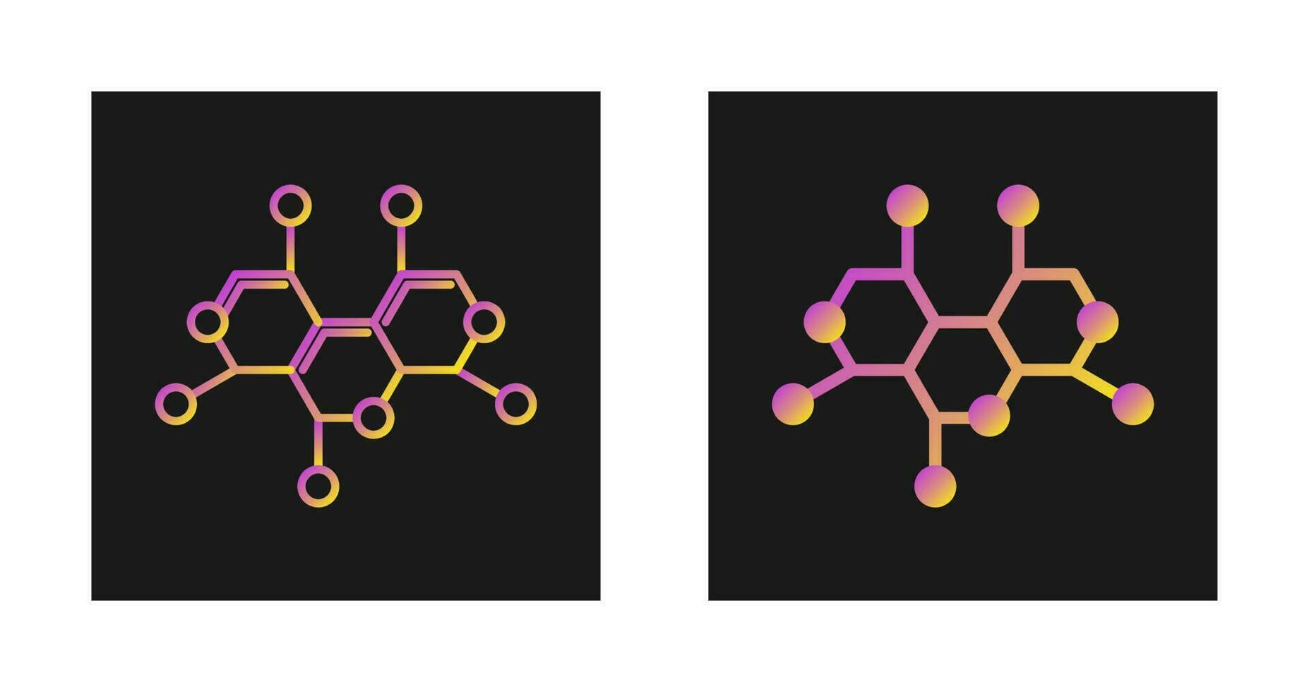 Molecule Structure Vector Icon