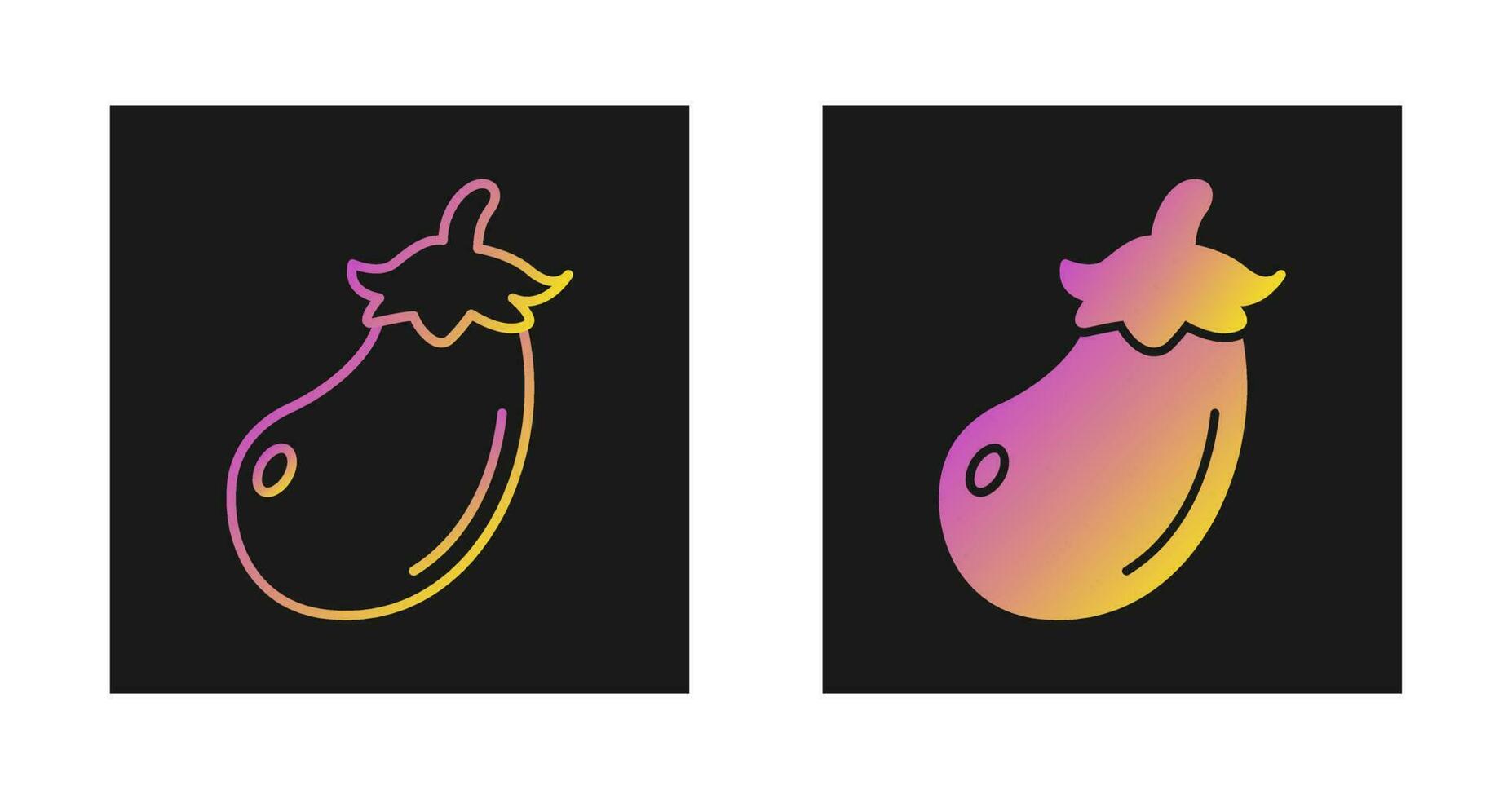 Eggplant Vector Icon