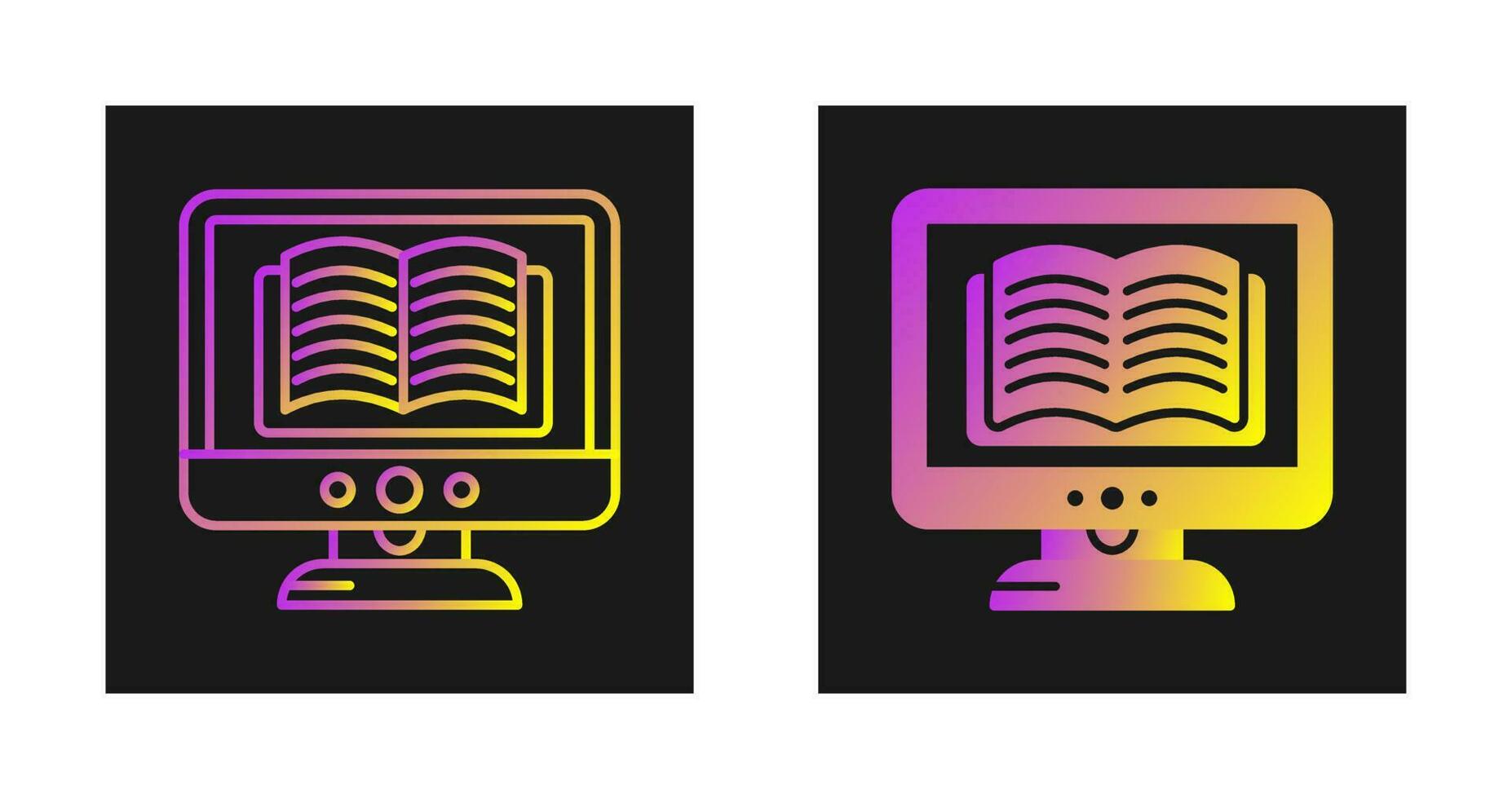 Ebook Lcd Vector Icon