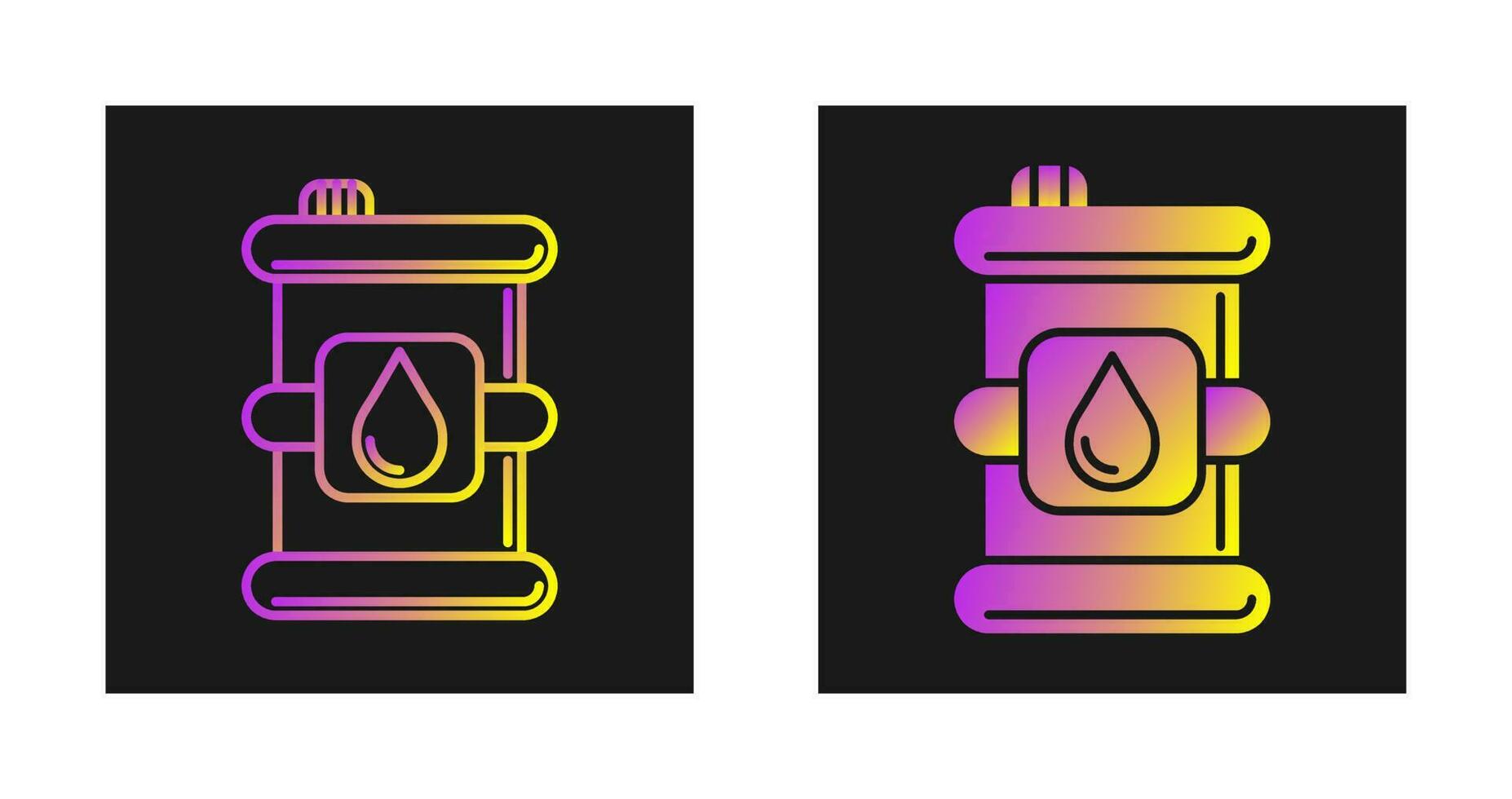 Oil Barrel Vector Icon