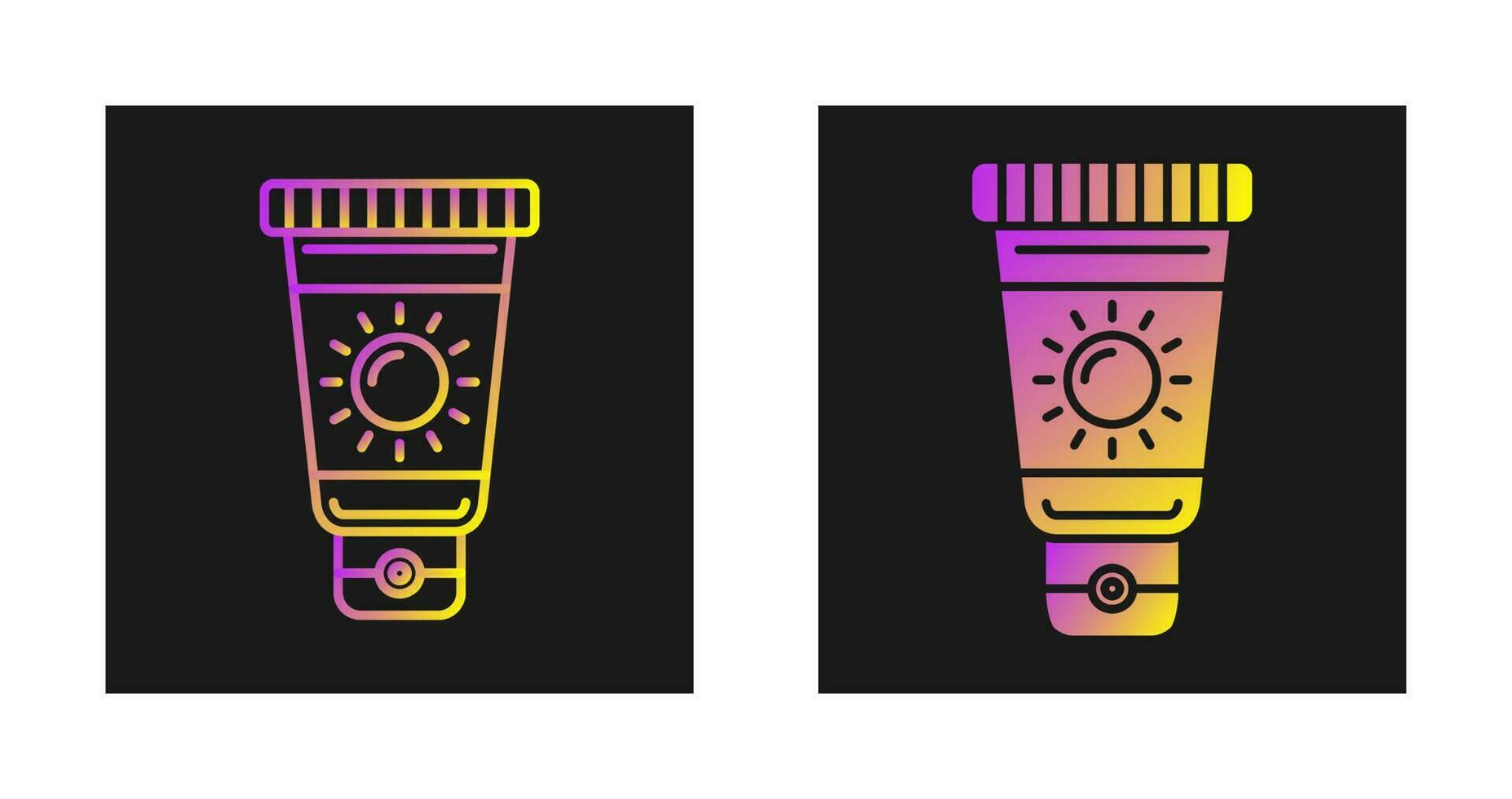 Sunscreen Vector Icon