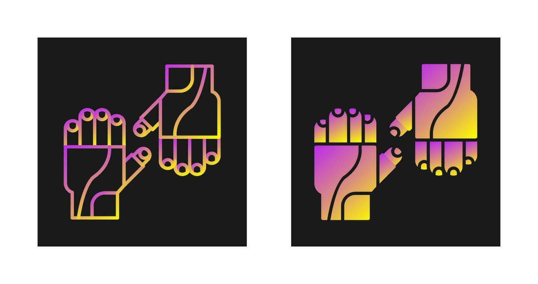 Cycling Gloves Vector Icon