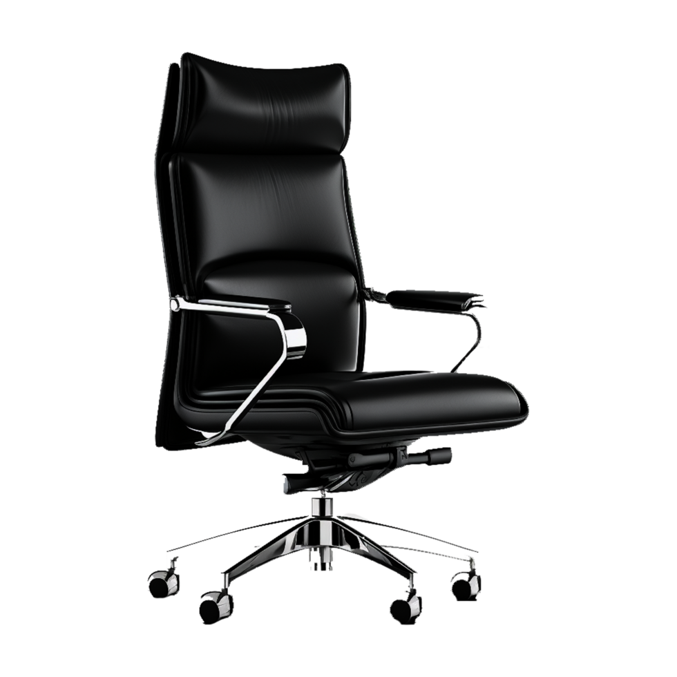 black office chair png
