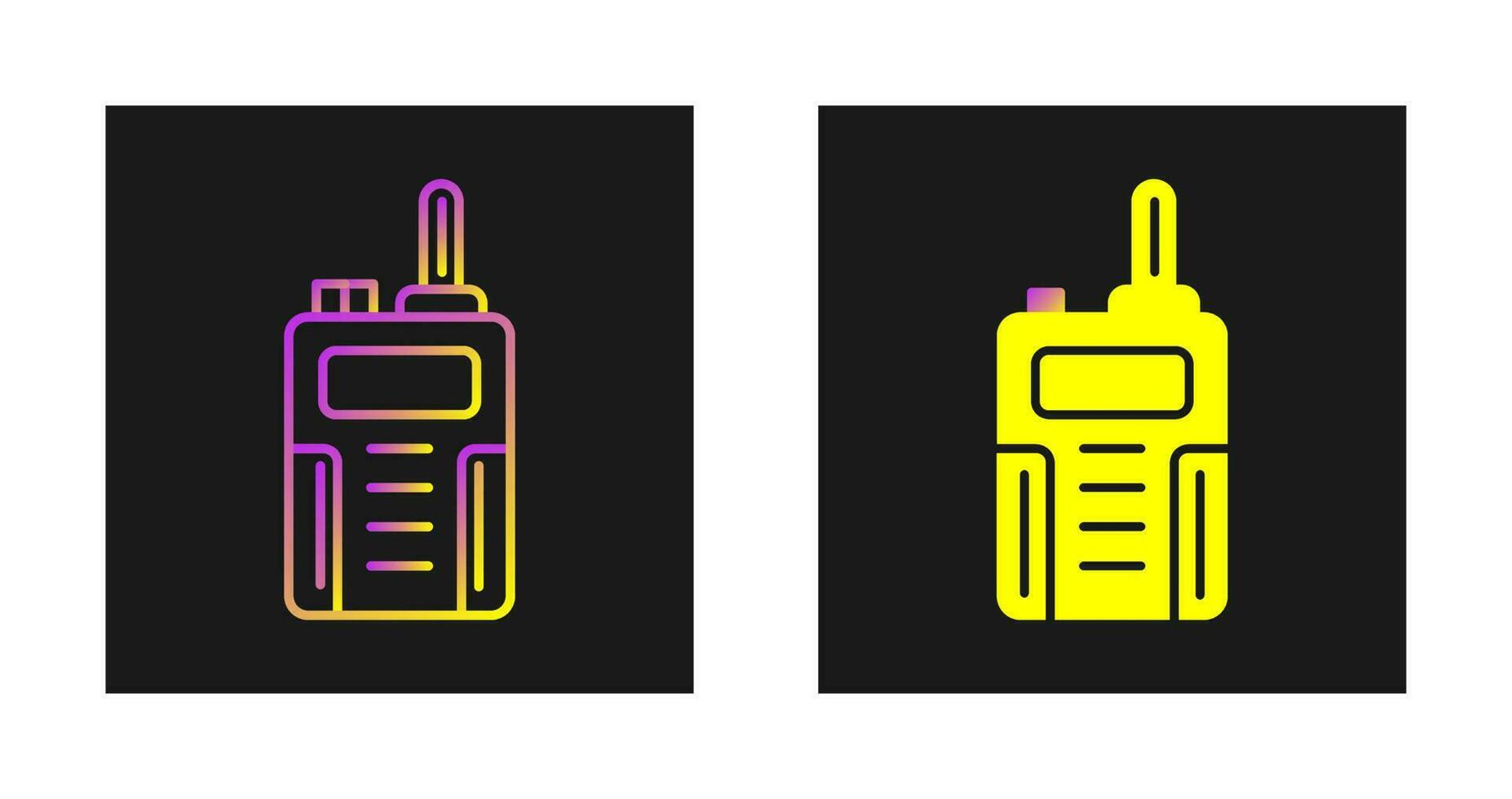 Walkie Talkie Vector Icon