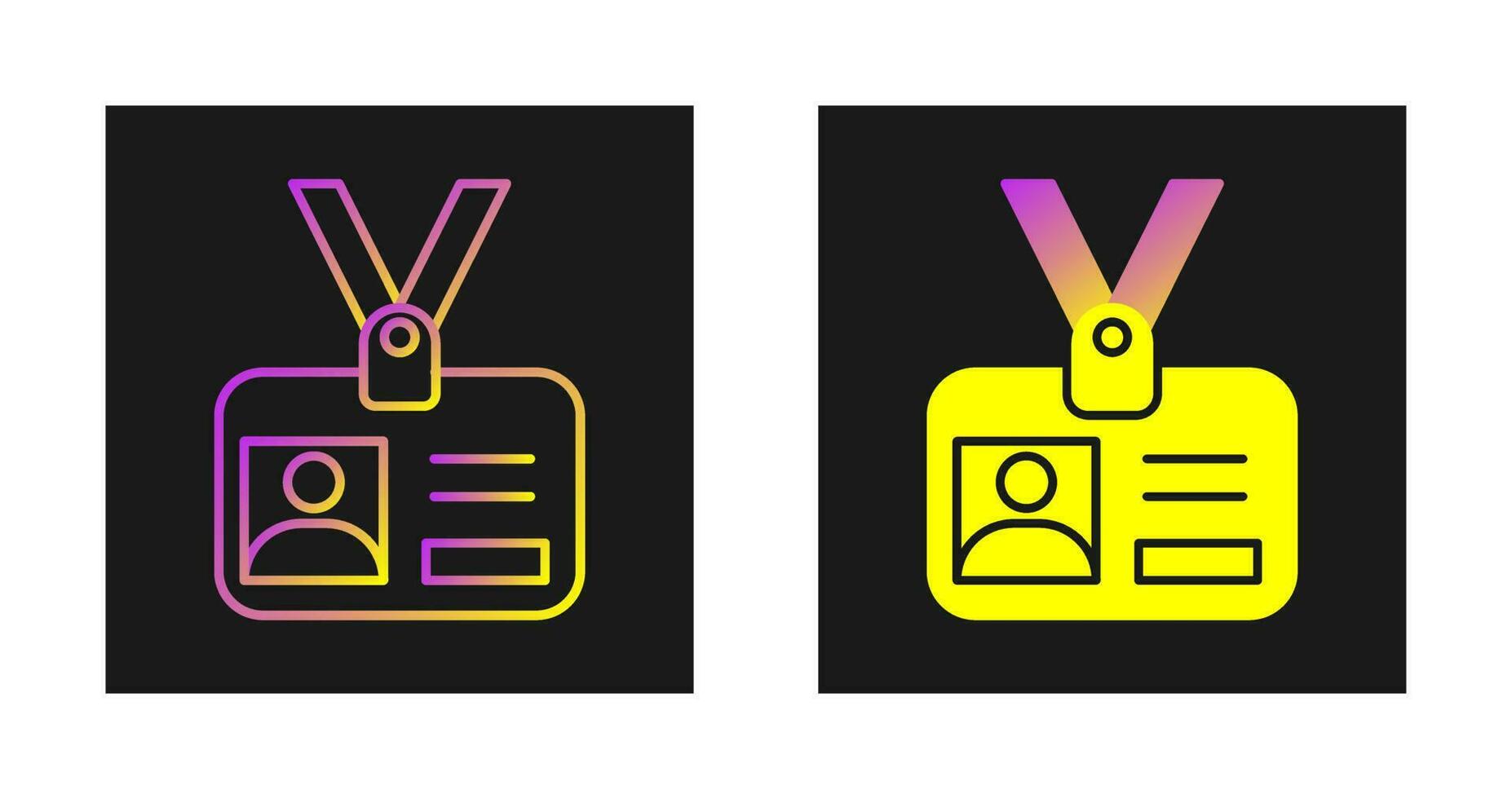 Id Card Vector Icon