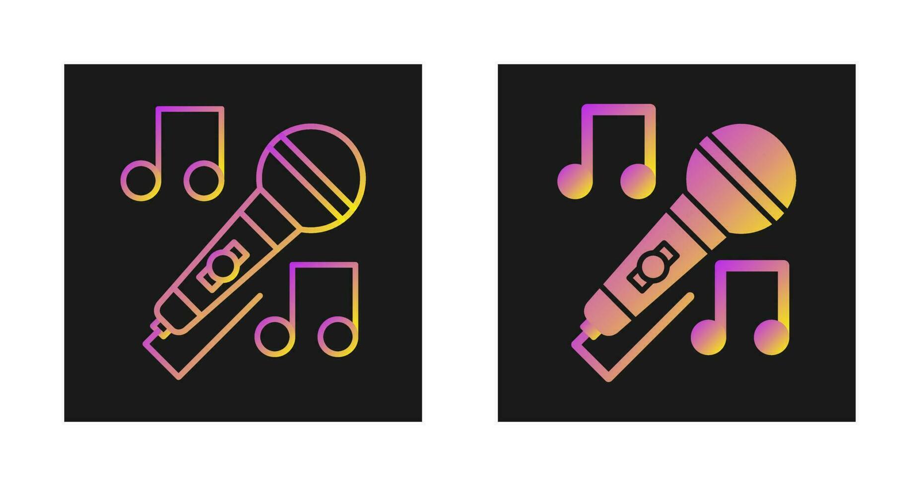 Karaoke Vector Icon