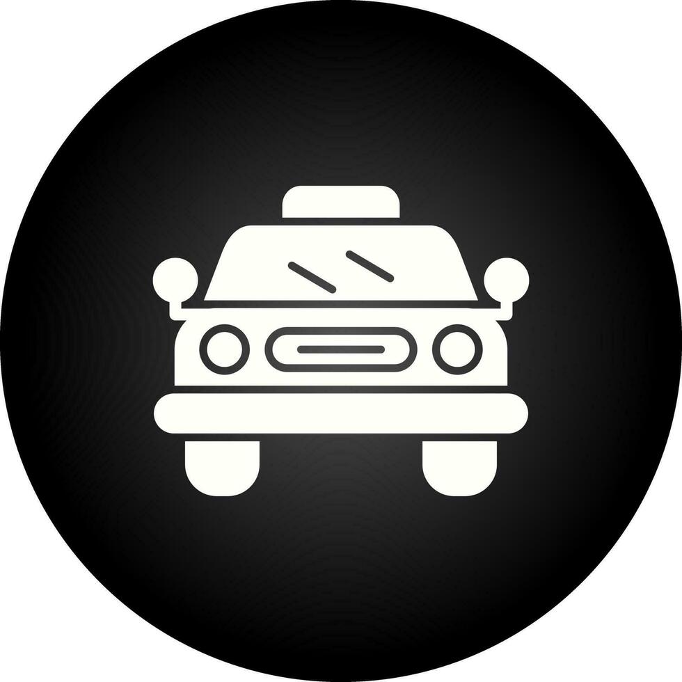 Taxi Line Icon vector