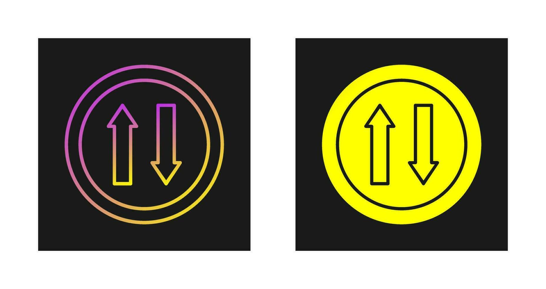 Traffic Sign Vector Icon