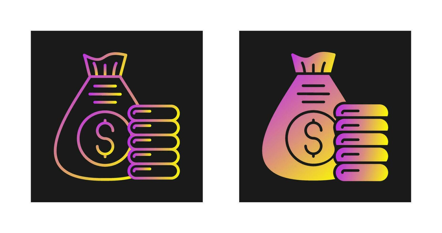 Money Bag Vector Icon