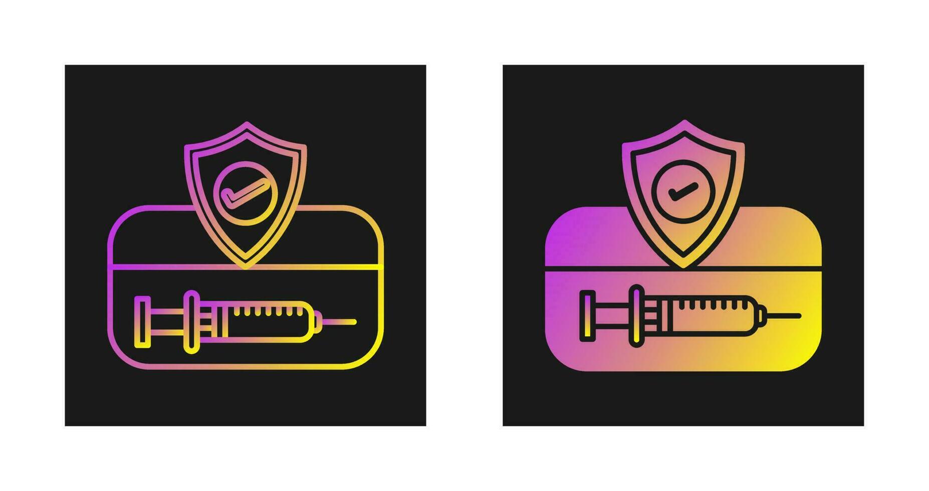 Vaccination Card Vector Icon