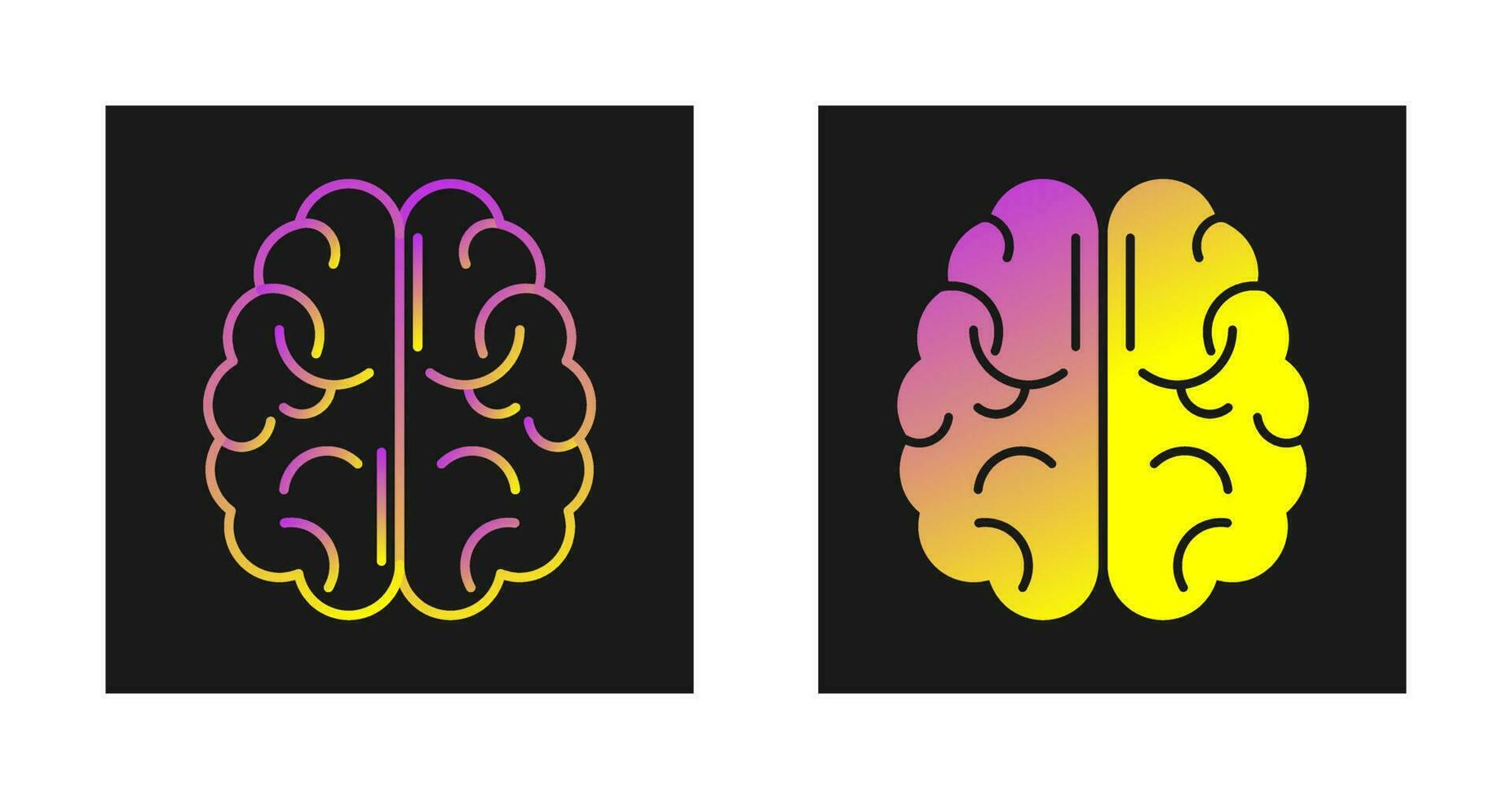 icono de vector de cerebro