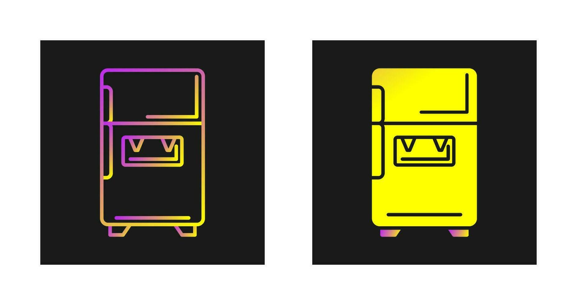 icono de vector de refrigerador