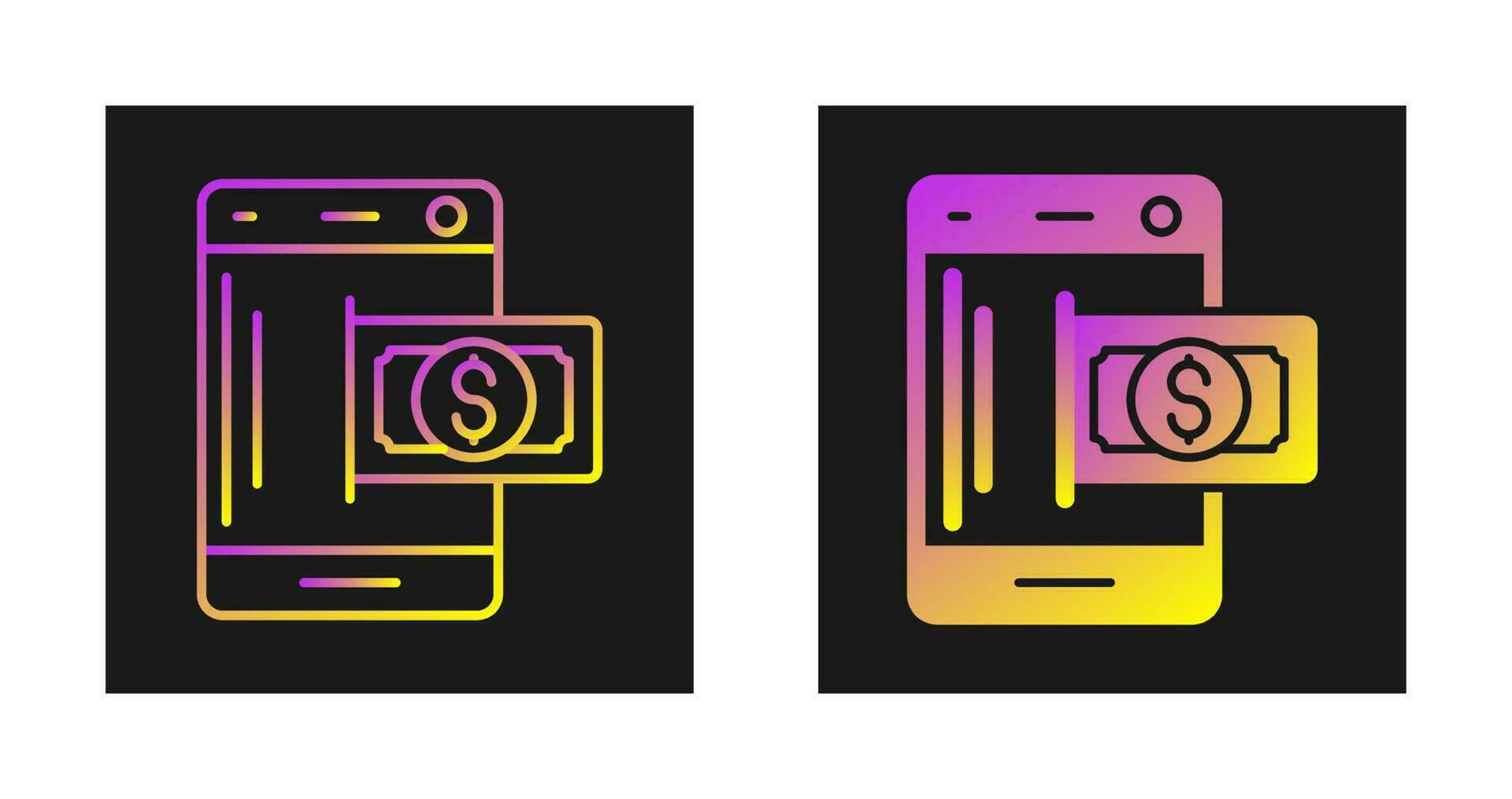 Online Money Vector Icon