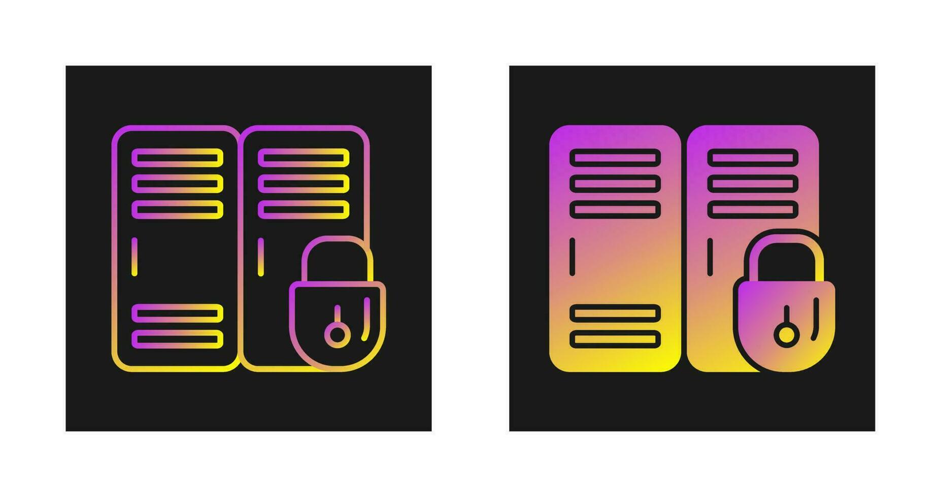 Locker Vector Icon