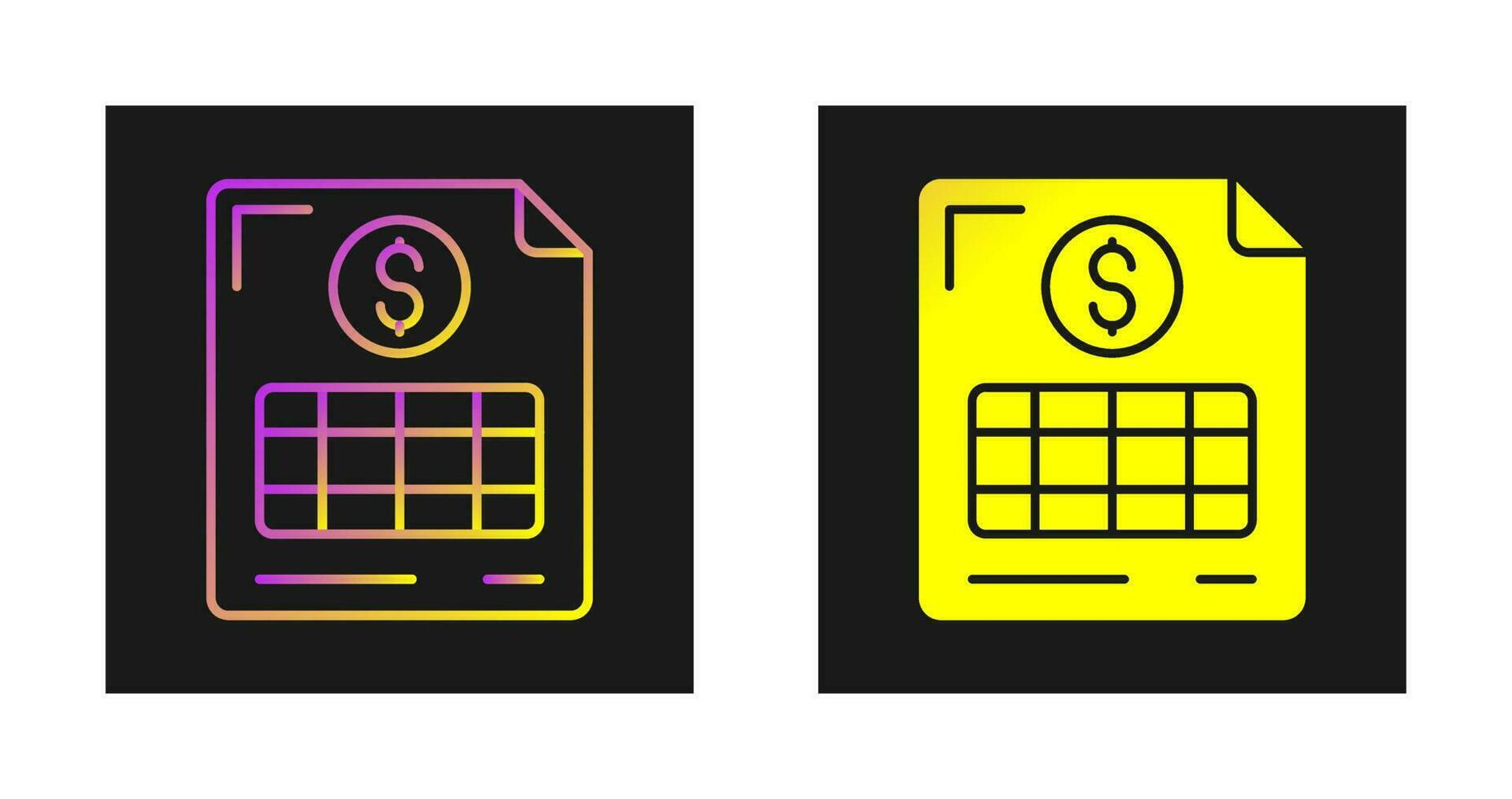 Invoice Vector Icon