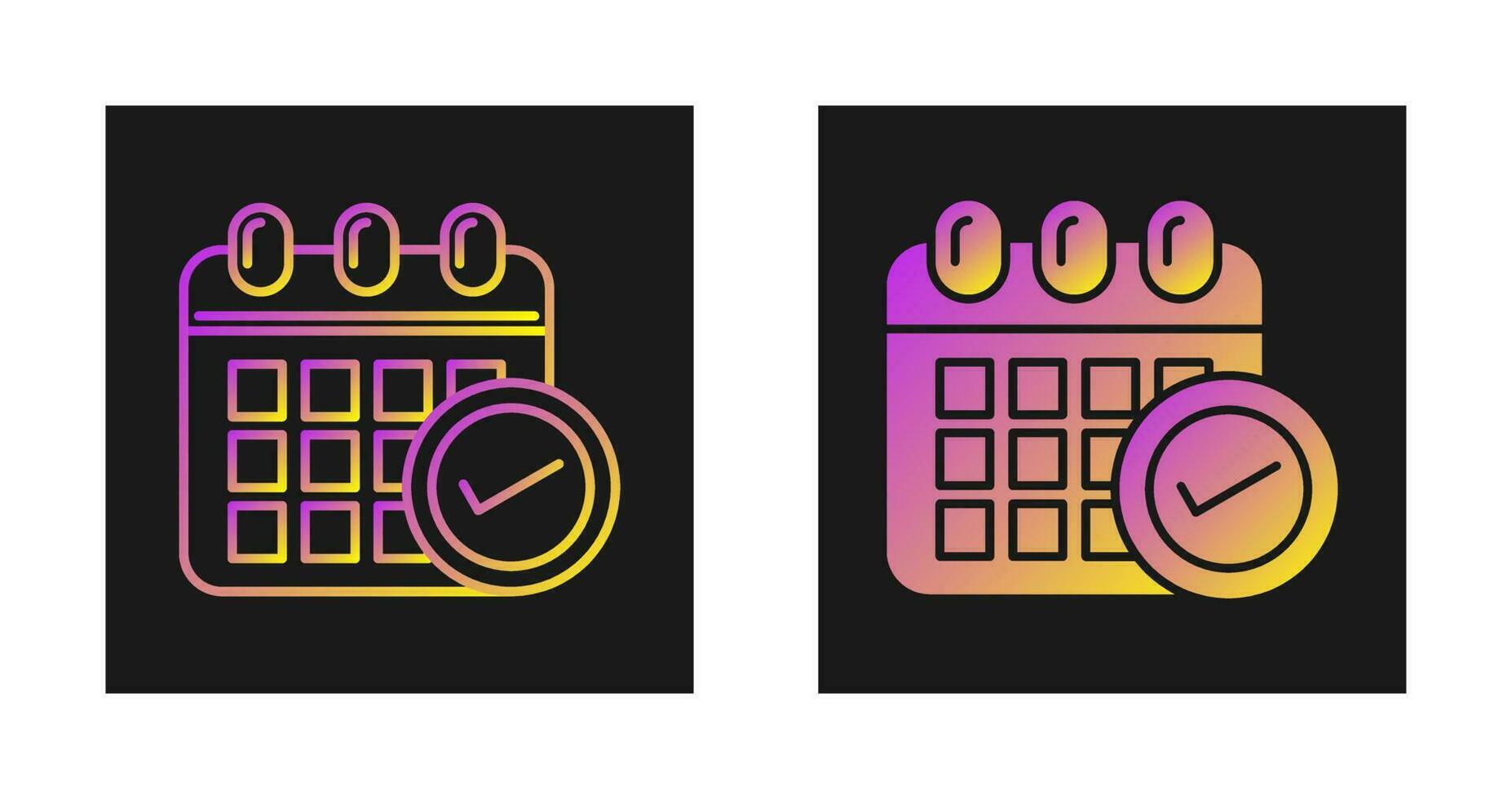 Schedule Vector Icon