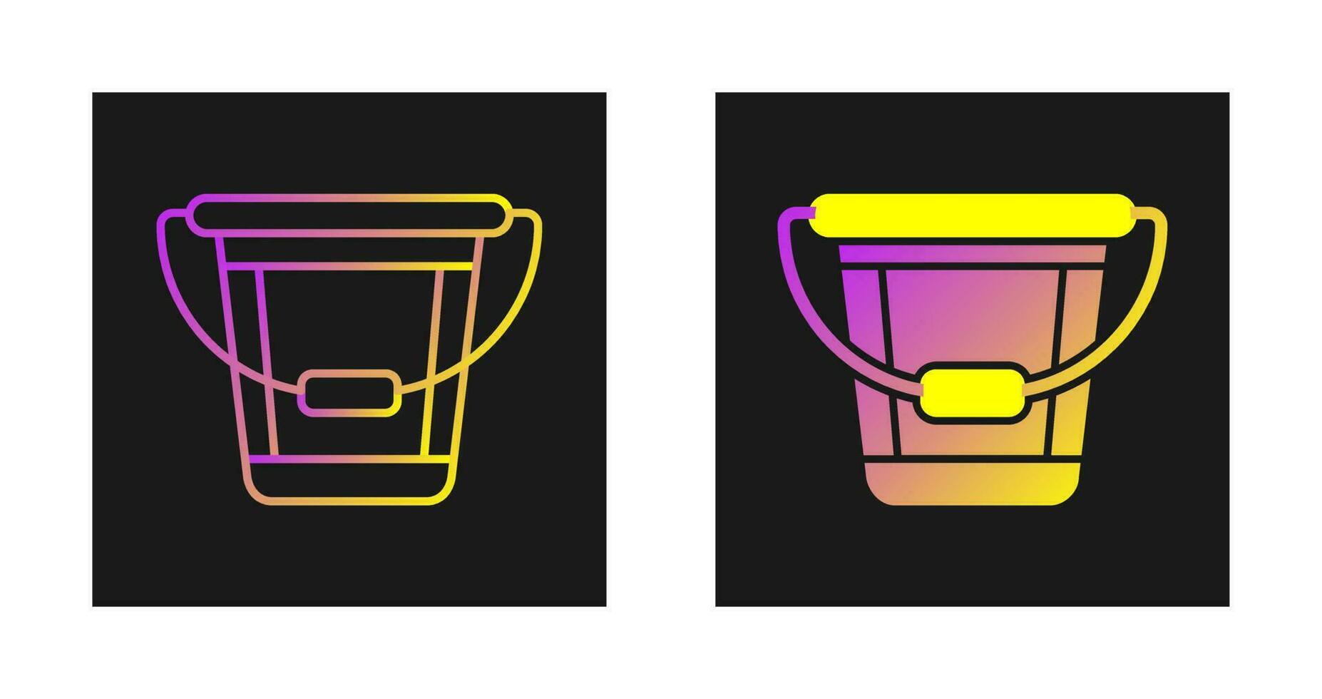 Bucket Vector Icon